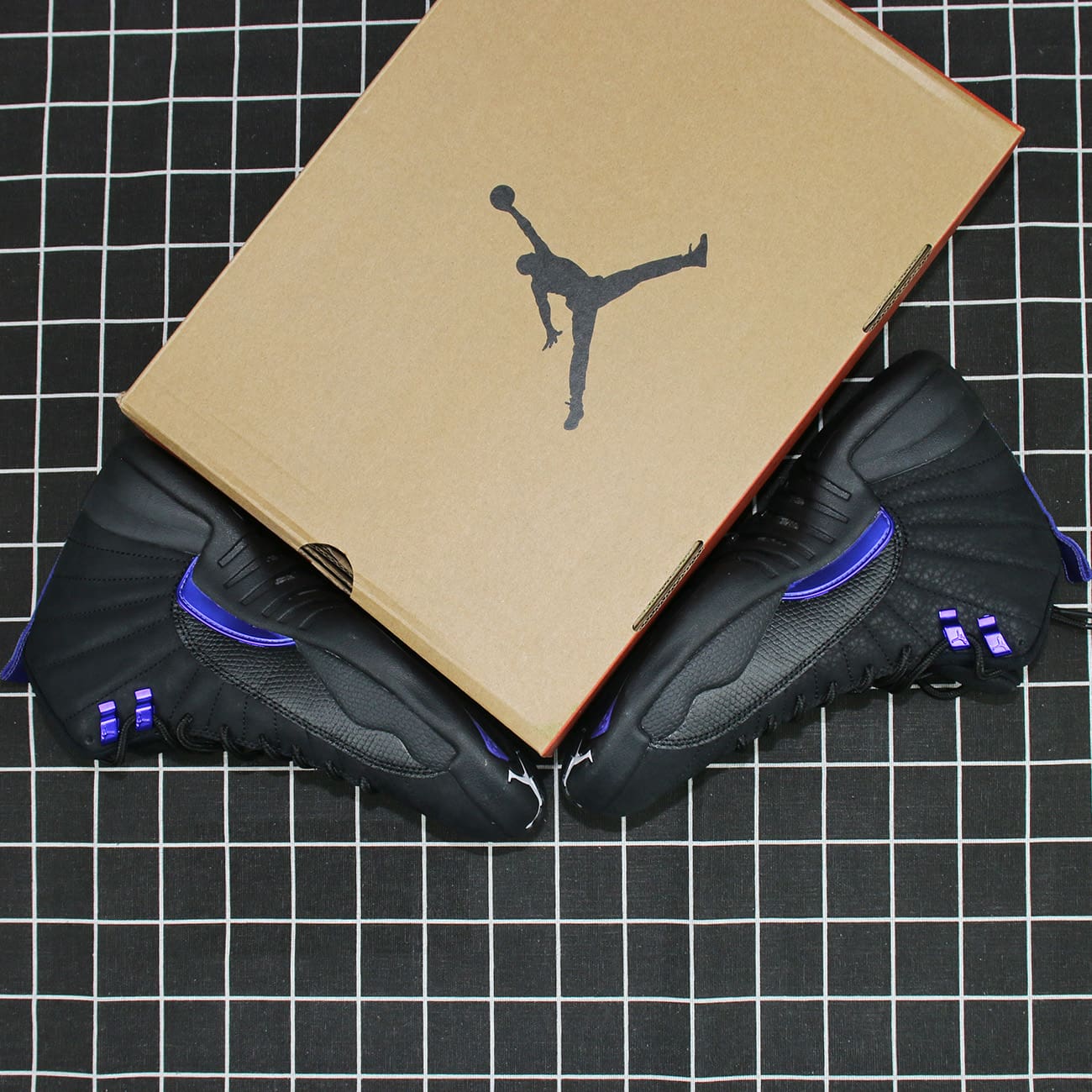 Jordan 12 Retro Black Dark Concord Replica