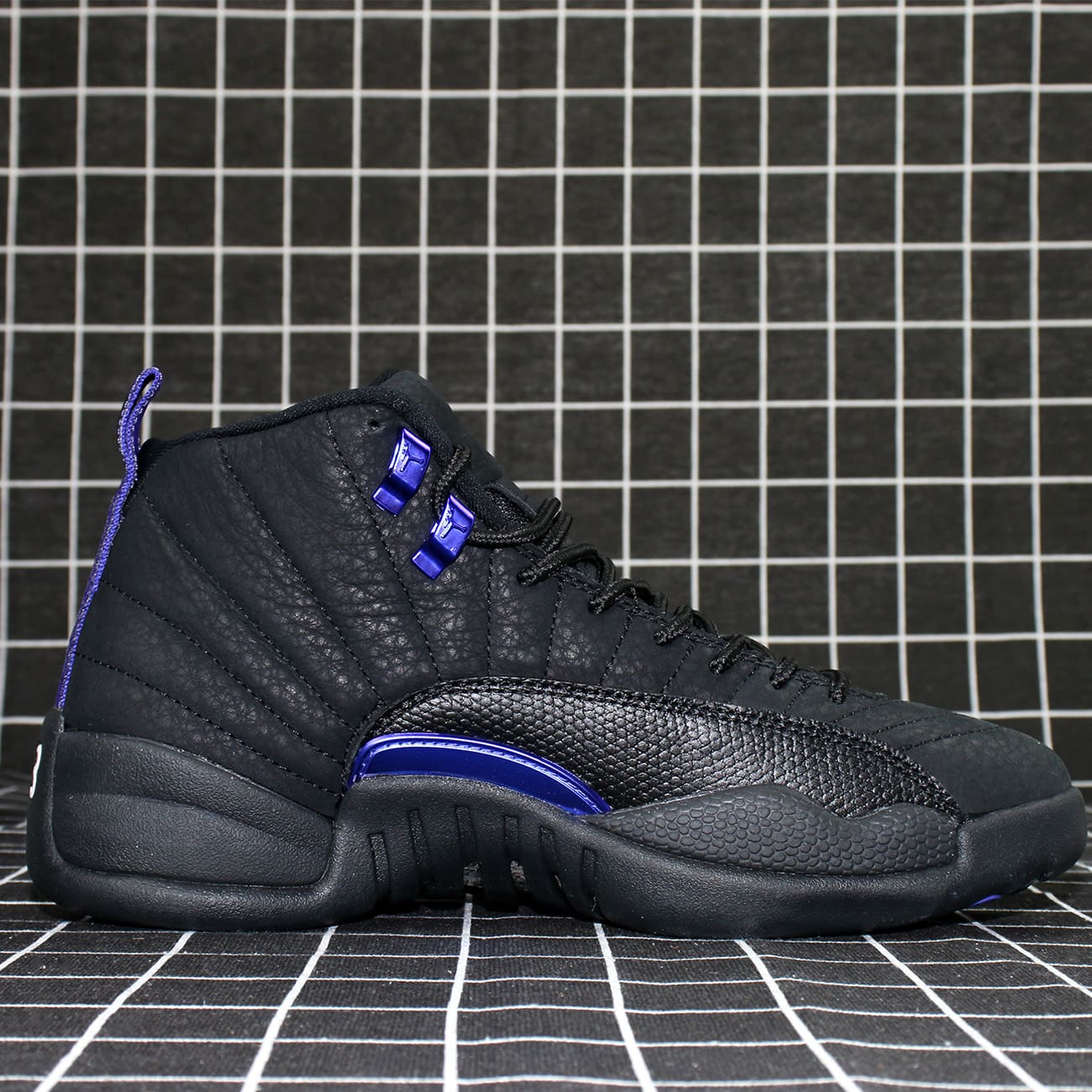 Jordan 12 Retro Black Dark Concord Replica