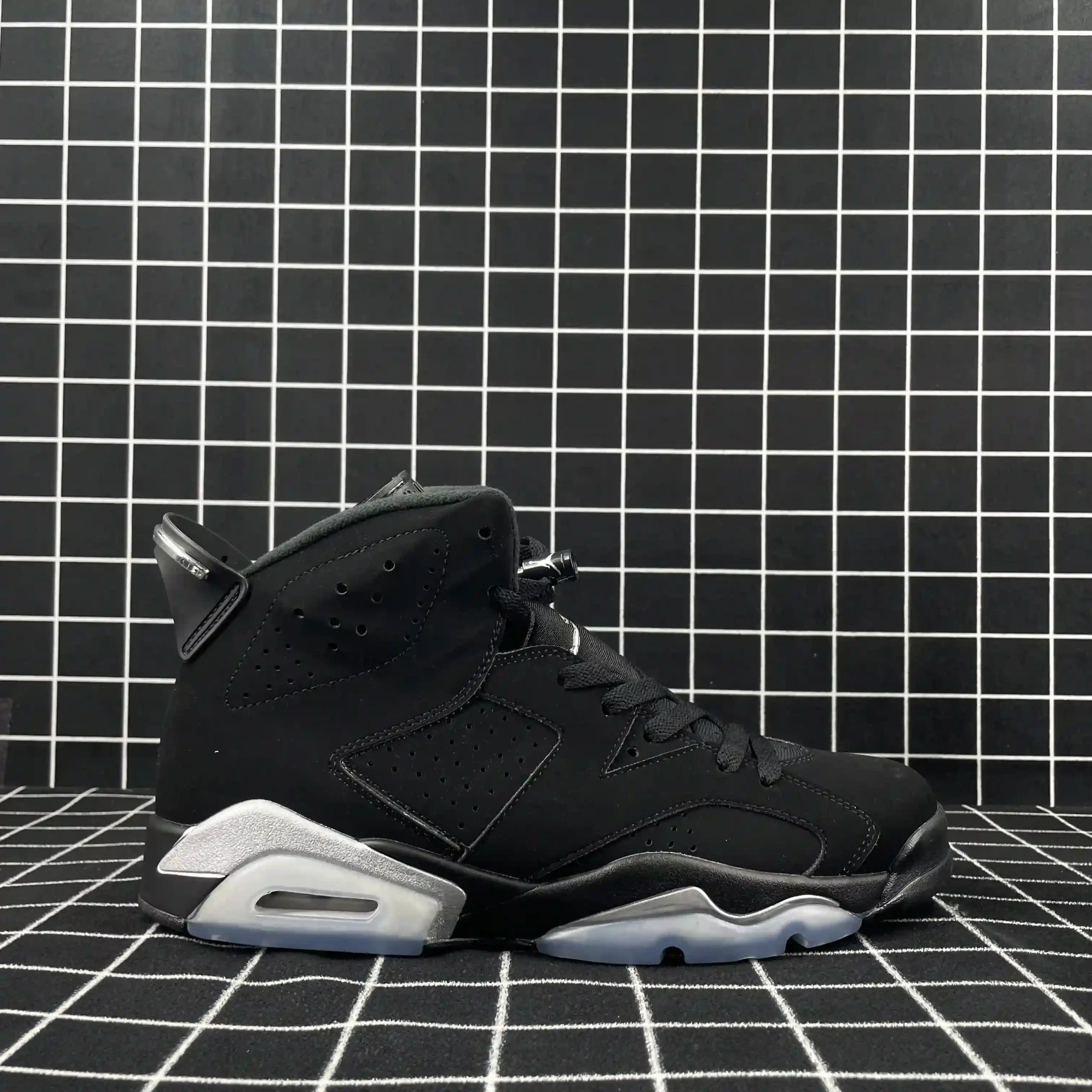 Jordan 6 Retro Chrome Metallic Silver Replica