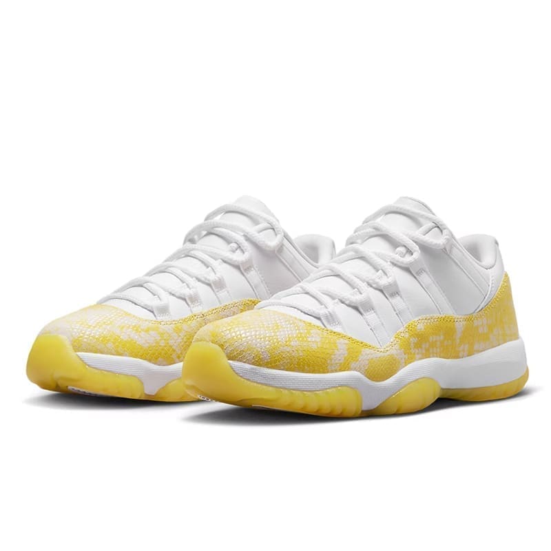 Jordan 11 Retro Low Yellow Snakeskin Replica