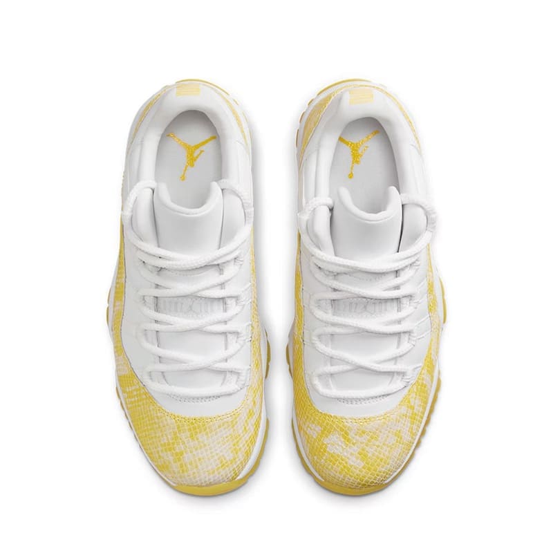 Jordan 11 Retro Low Yellow Snakeskin Replica
