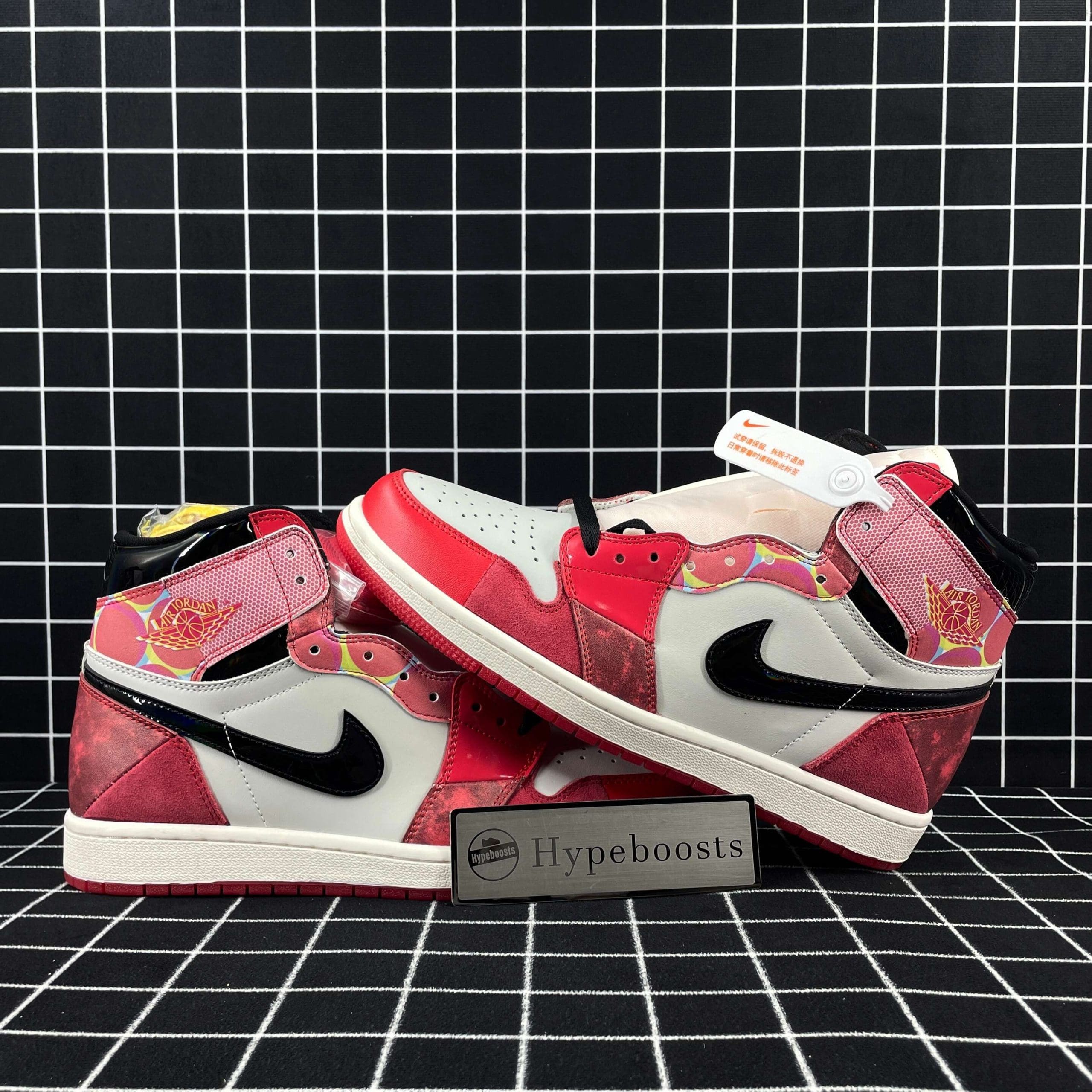 Jordan 1 High OG Spider-Man Across the Spider-Verse Replica