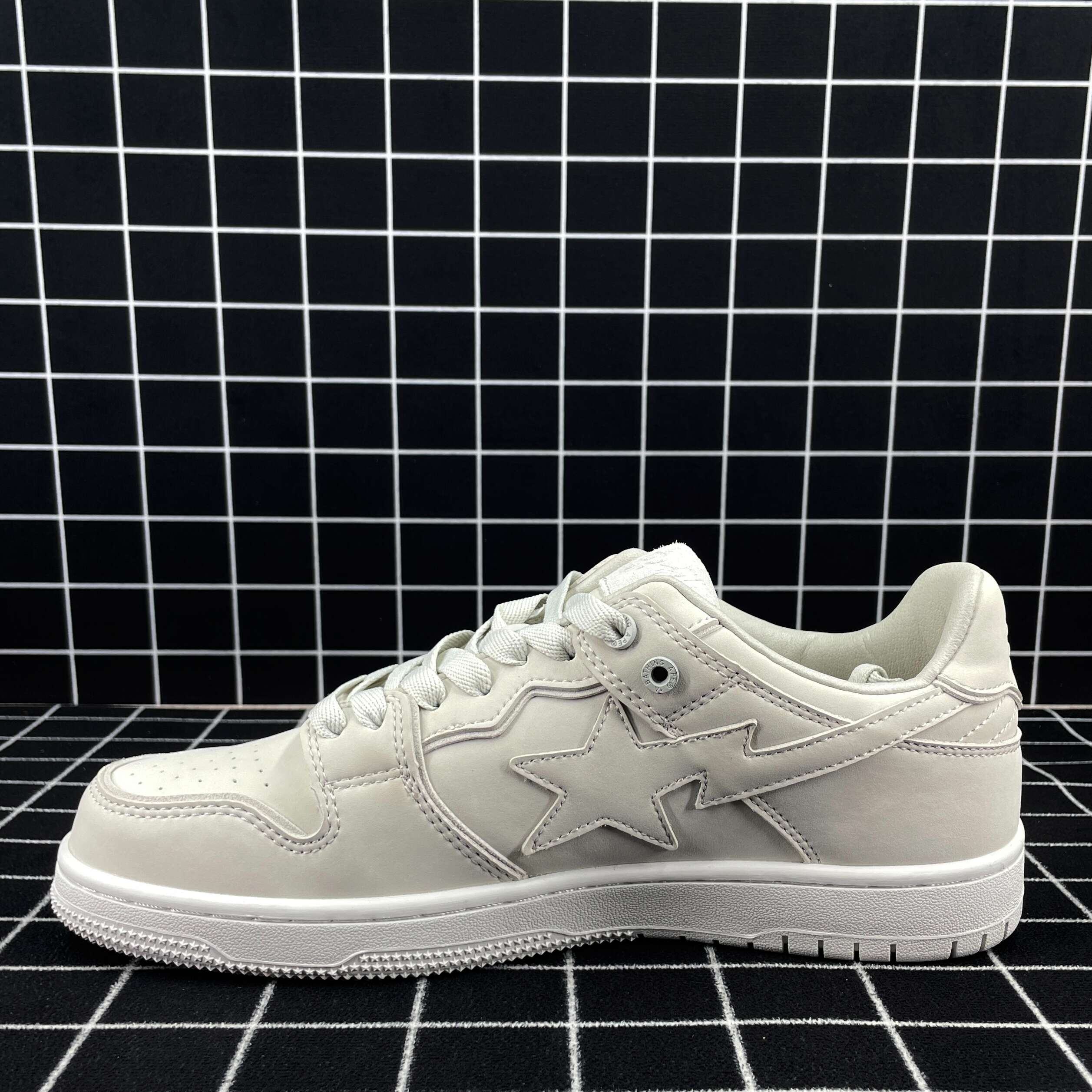 A Bathing Ape Bape Sk8 Sta Triple White Replica