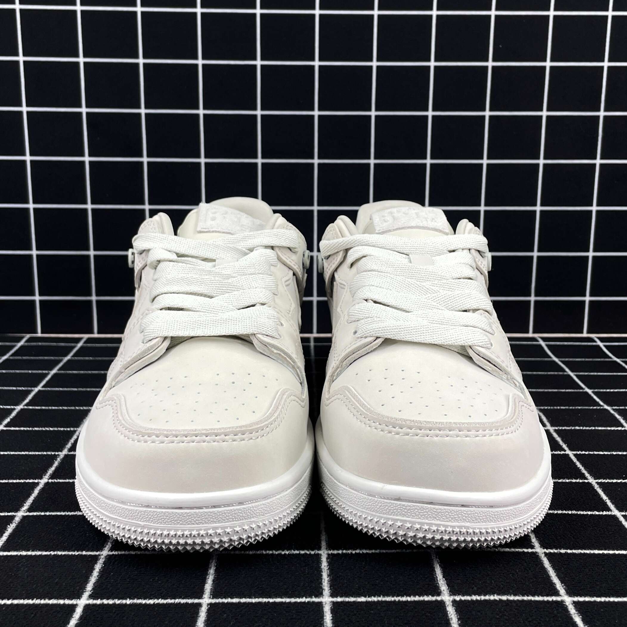 A Bathing Ape Bape Sk8 Sta Triple White Replica