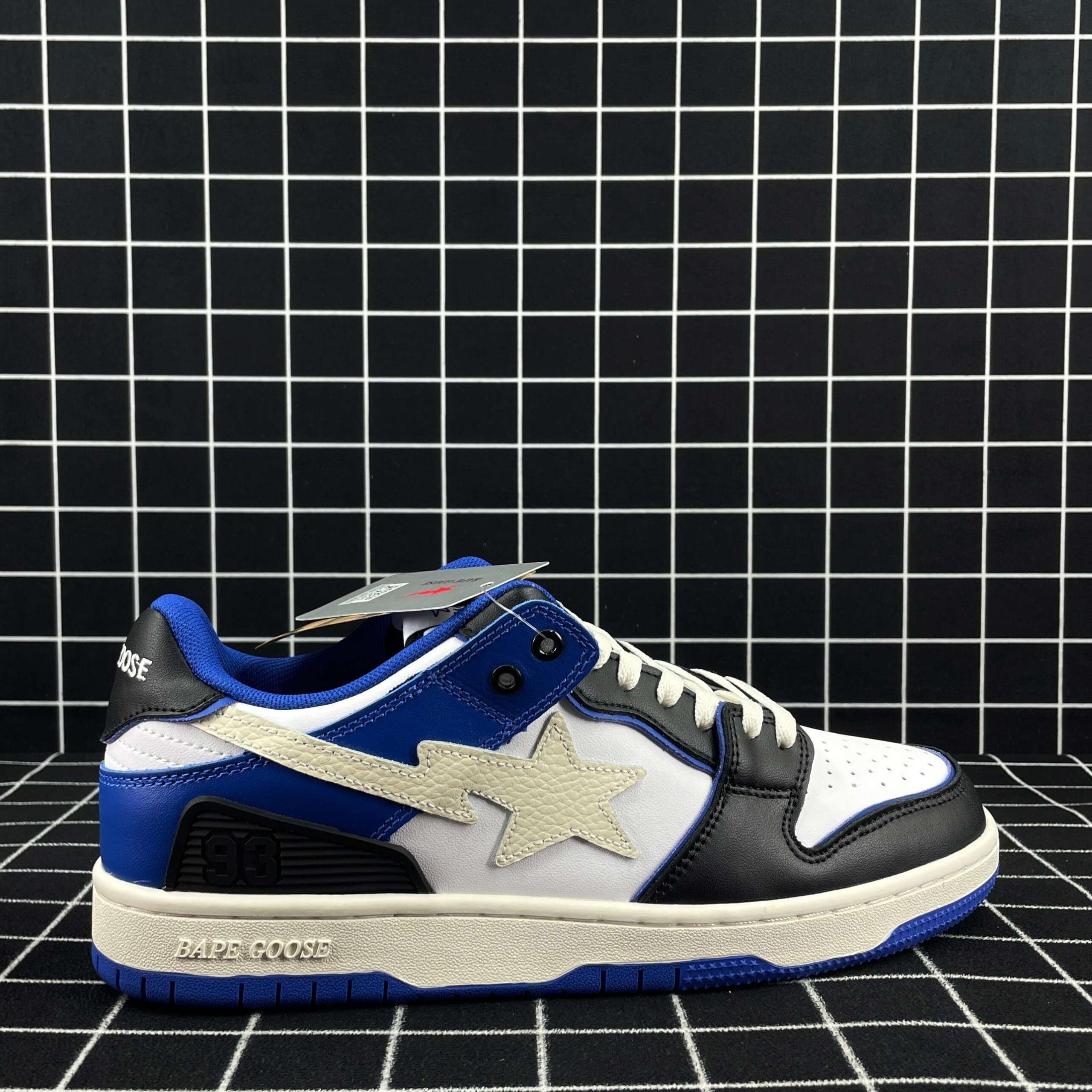 A Bathing Ape Bape Sk8 Sta White Blue Replica