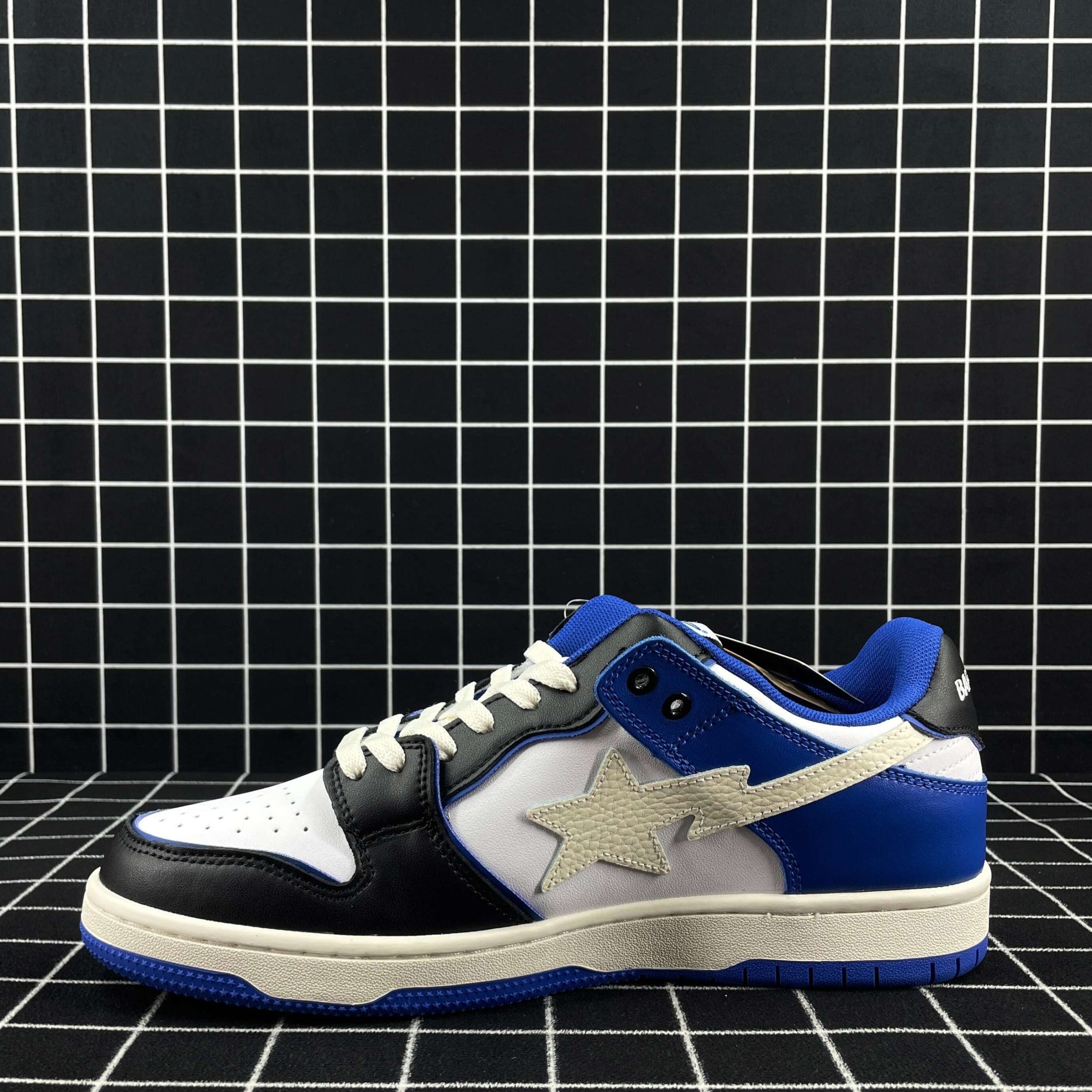 A Bathing Ape Bape Sk8 Sta White Blue Replica