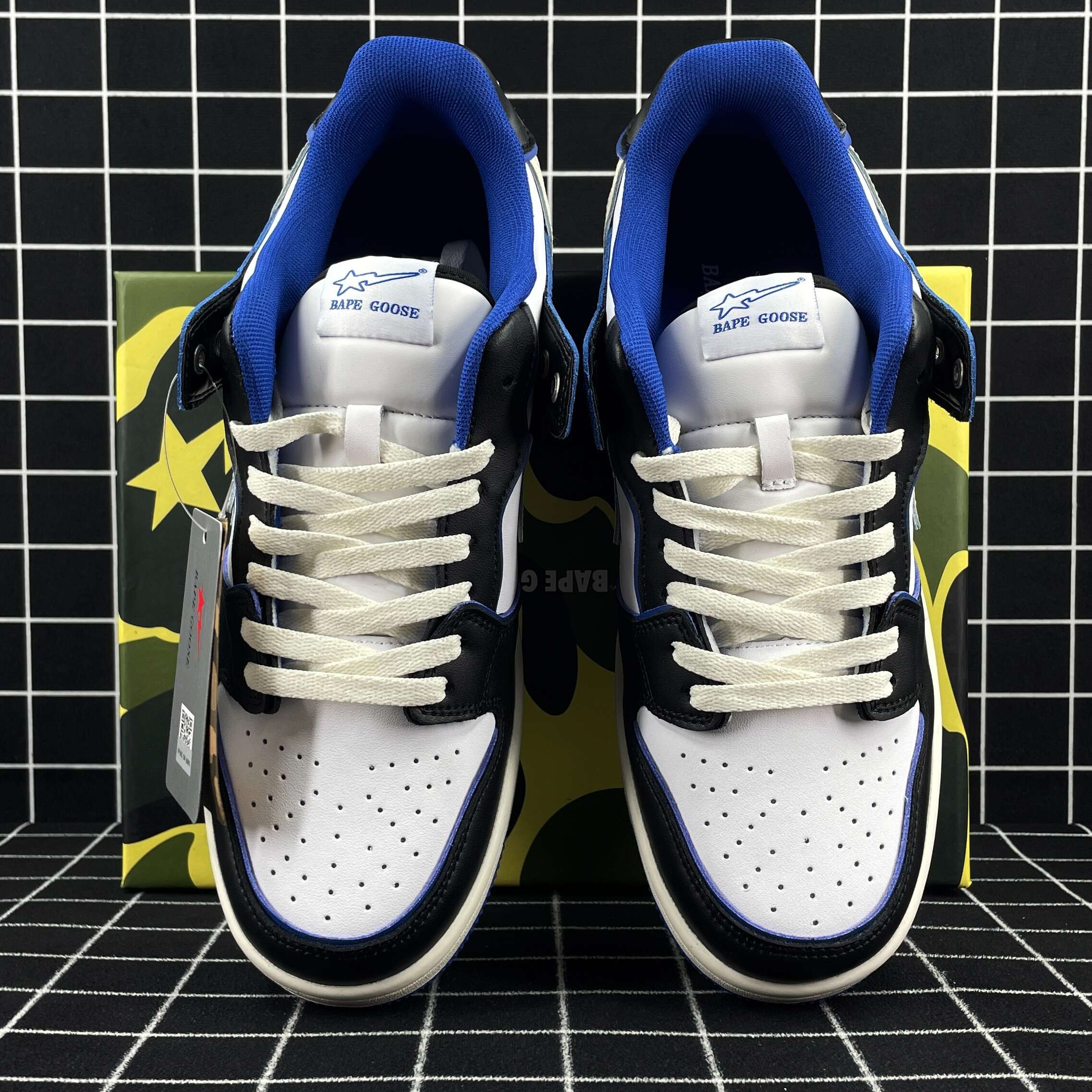 A Bathing Ape Bape Sk8 Sta White Blue Replica