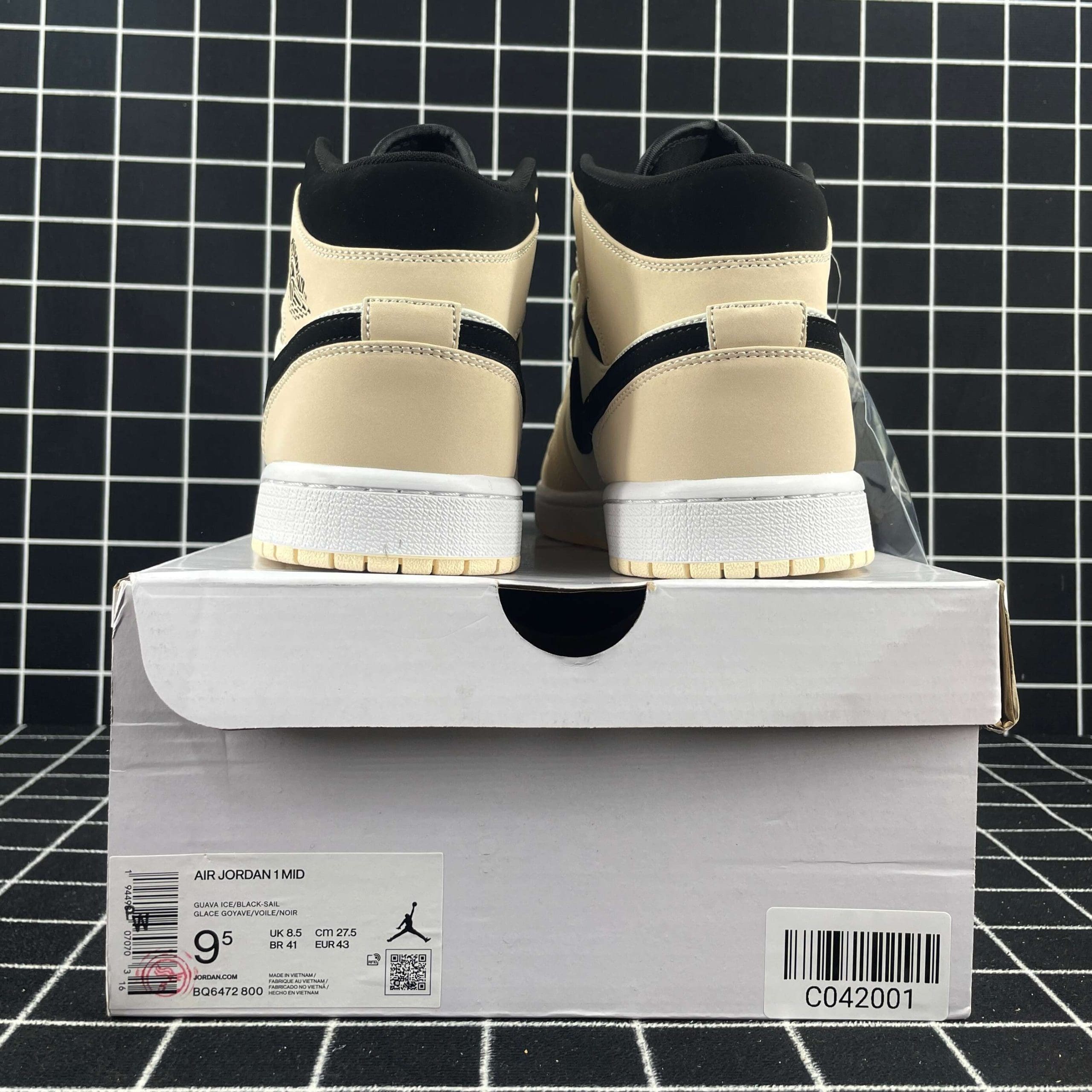 Air Jordan 1 Mid Barely Orange Replica