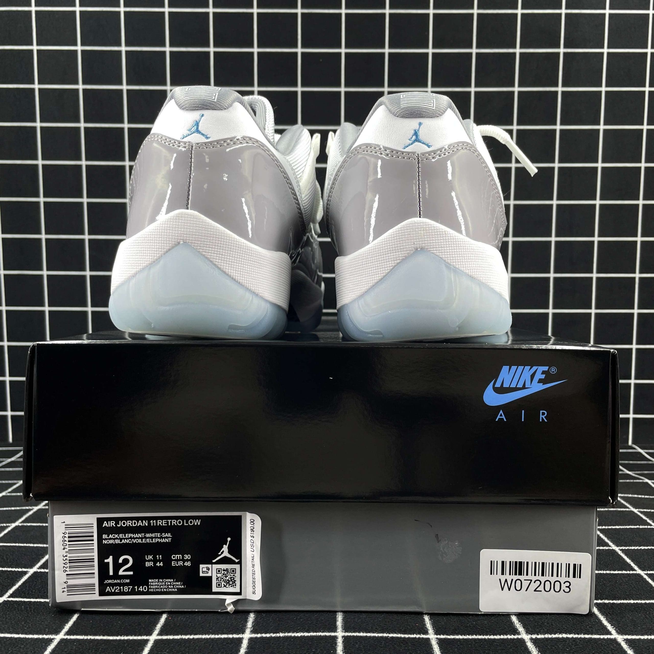 Jordan 11 Retro Low Cement Grey Replica