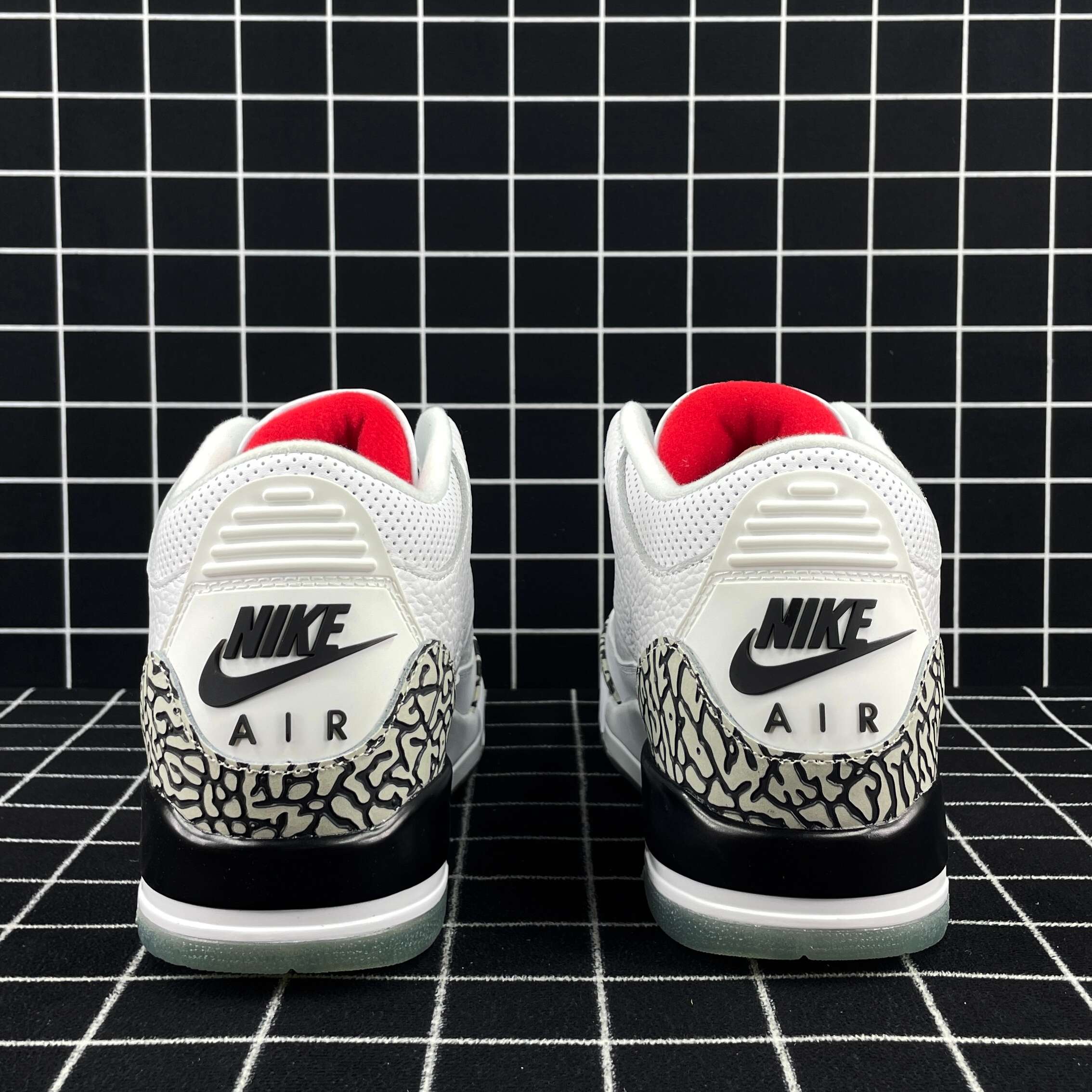 Jordan 3 Retro Free Throw Line White Cement Replica