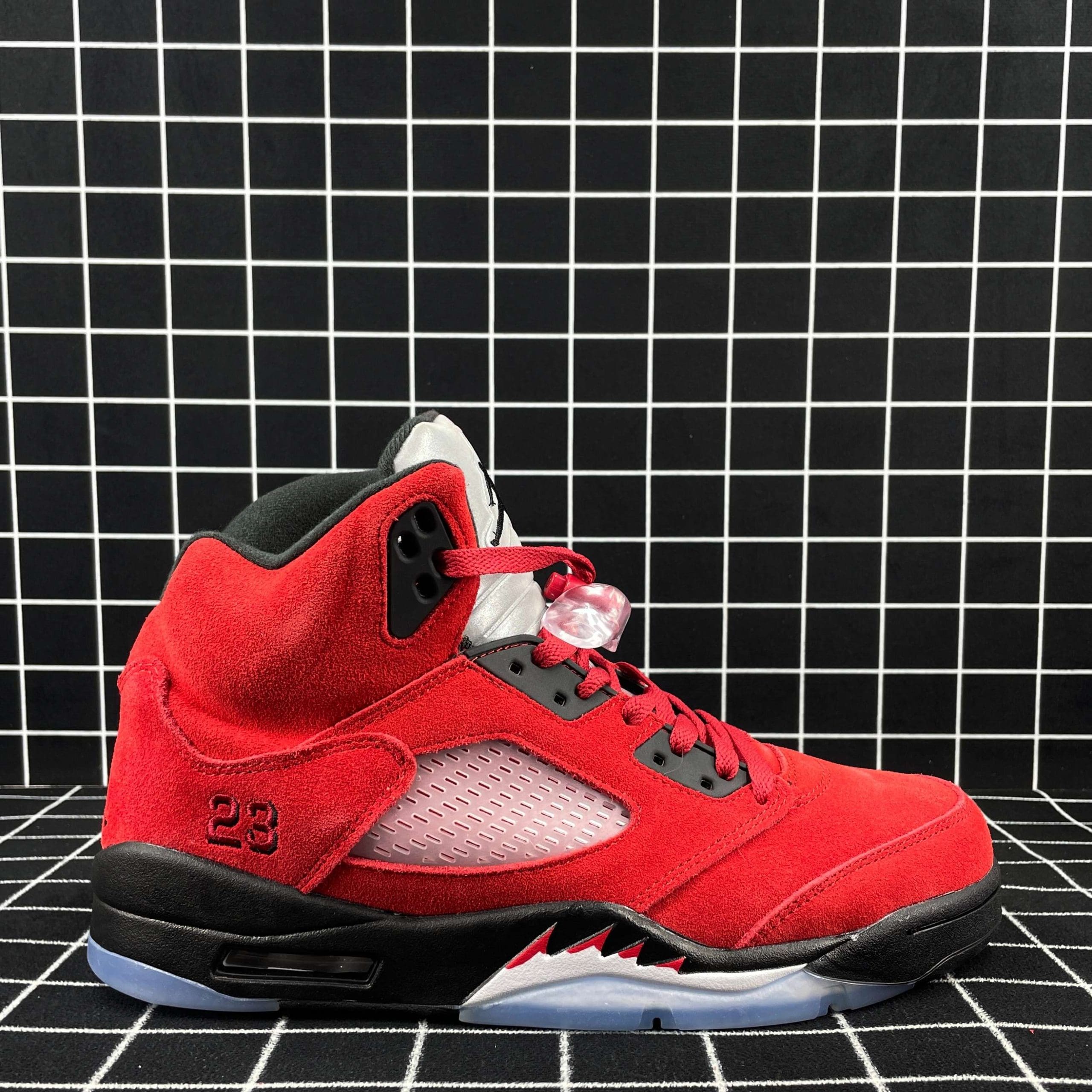 Jordan 5 Retro DMP Raging Bull Red Suede Replica