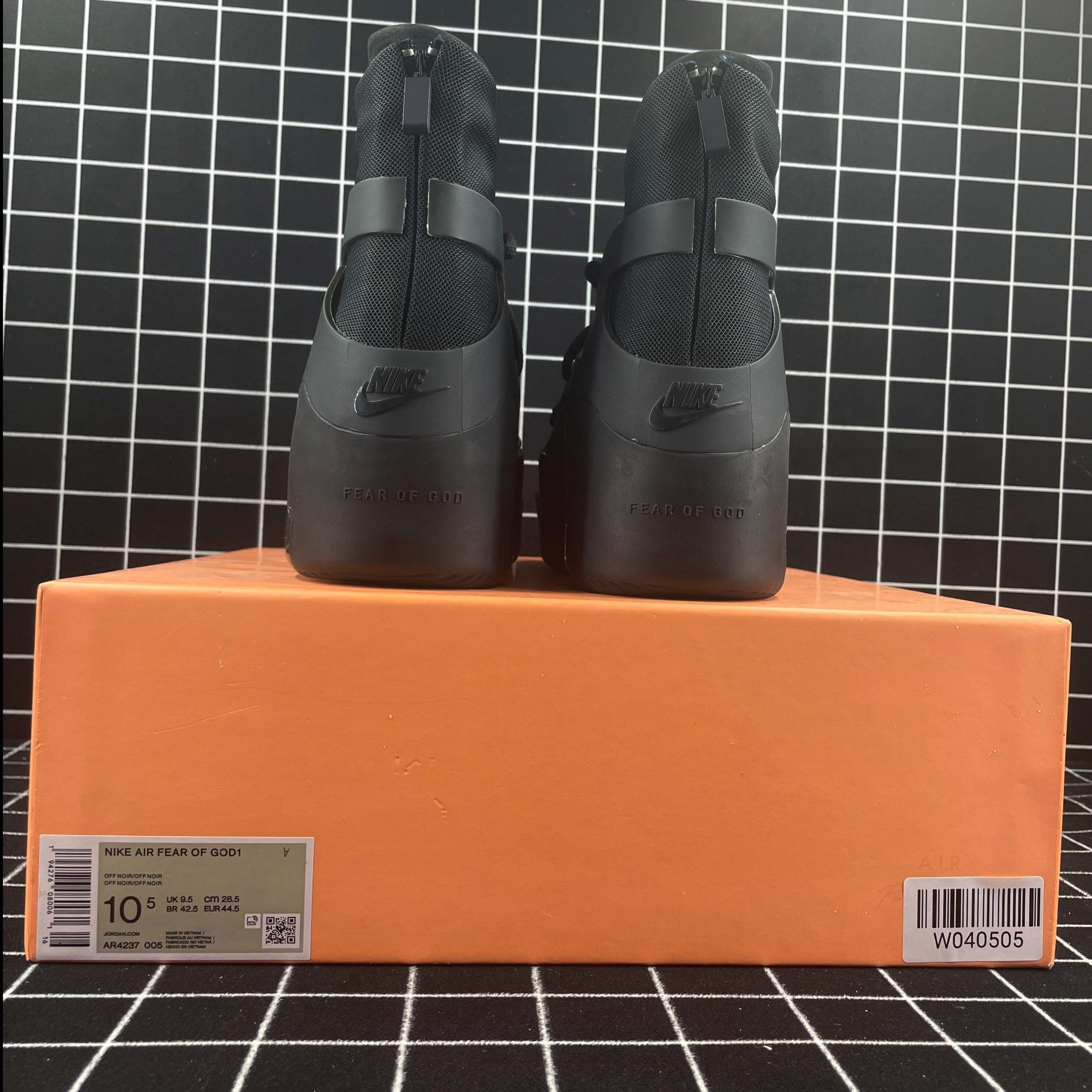 Nike Air Fear of God 1 Triple Black Replica