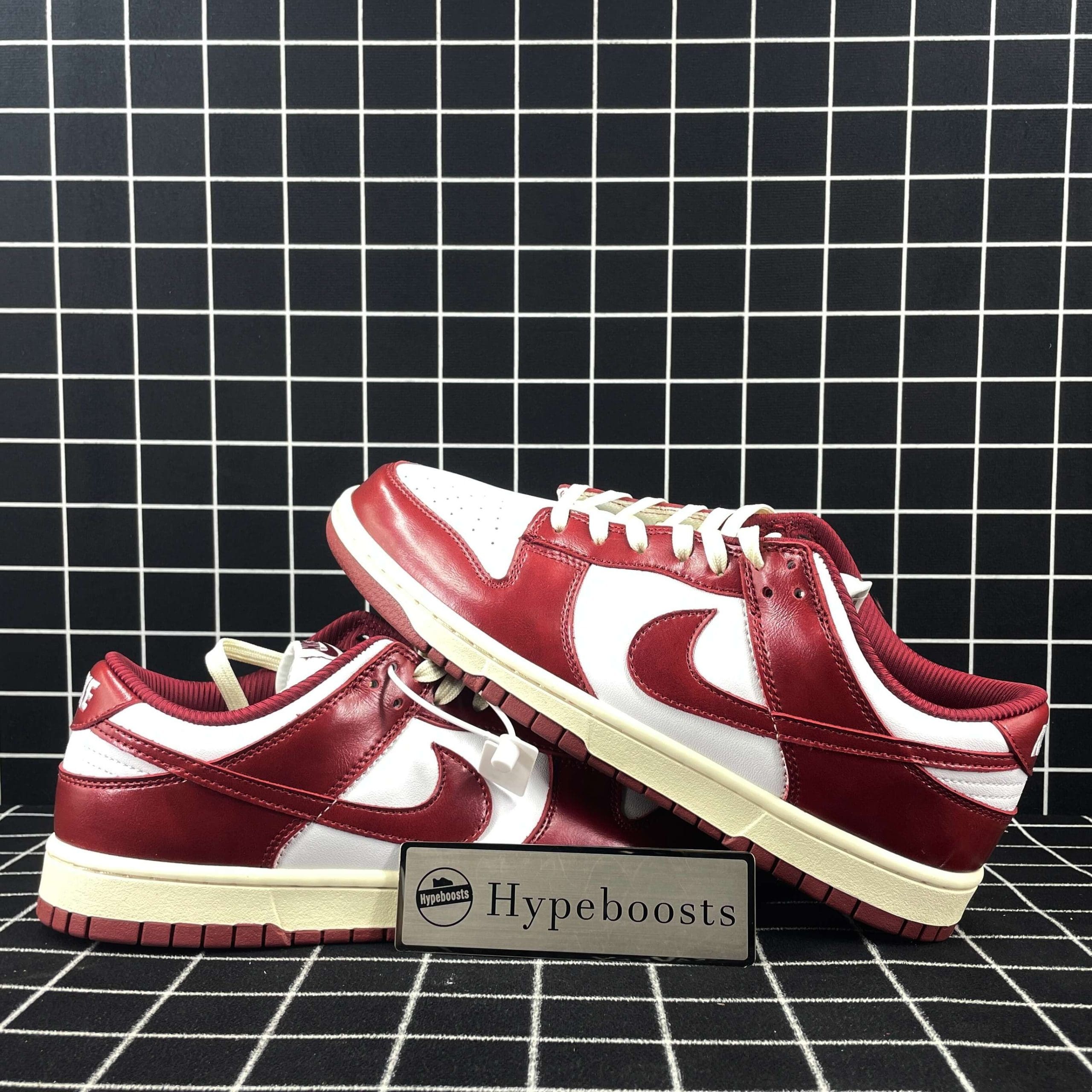 Nike Dunk Low PRM Vintage Team Red Replica