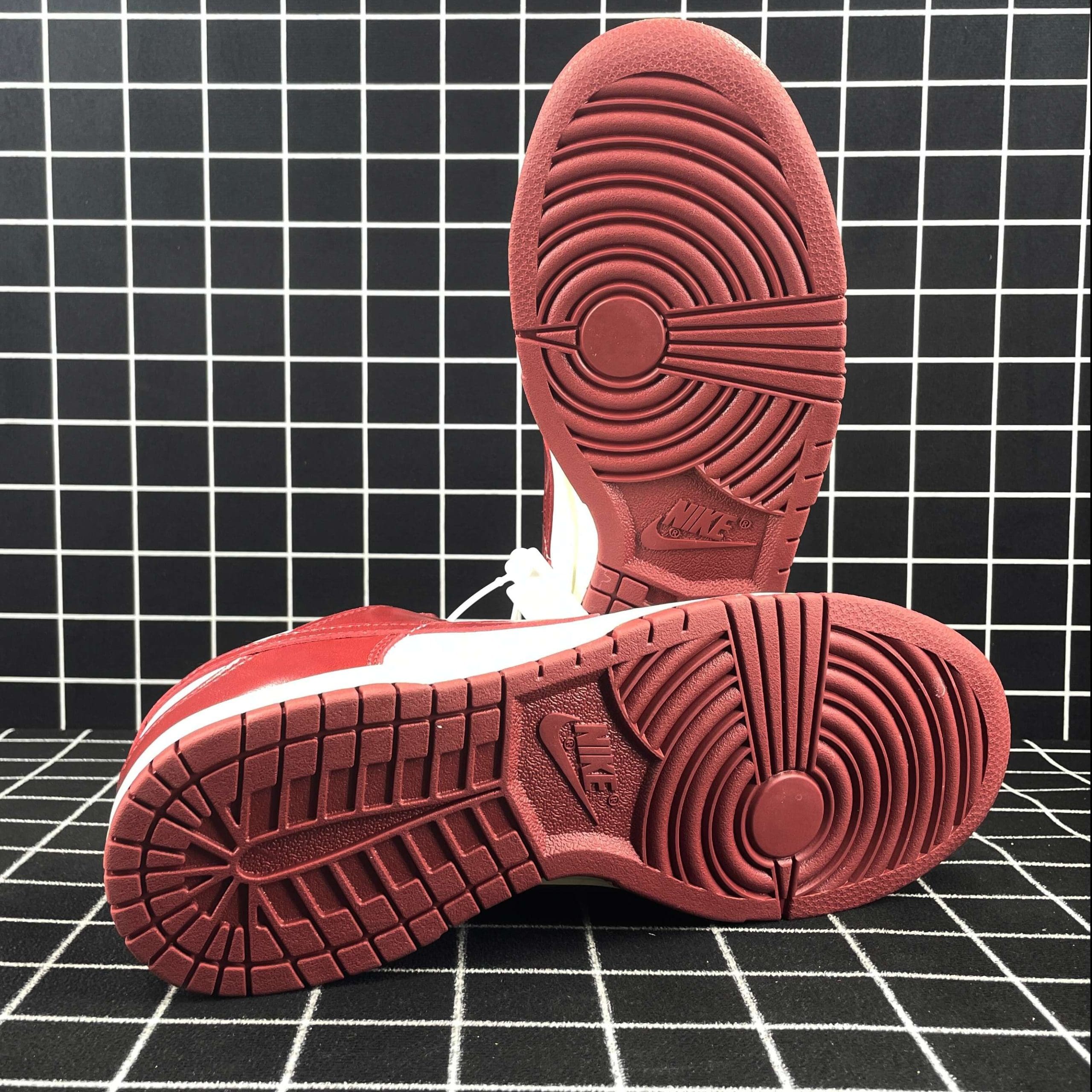 Nike Dunk Low PRM Vintage Team Red Replica