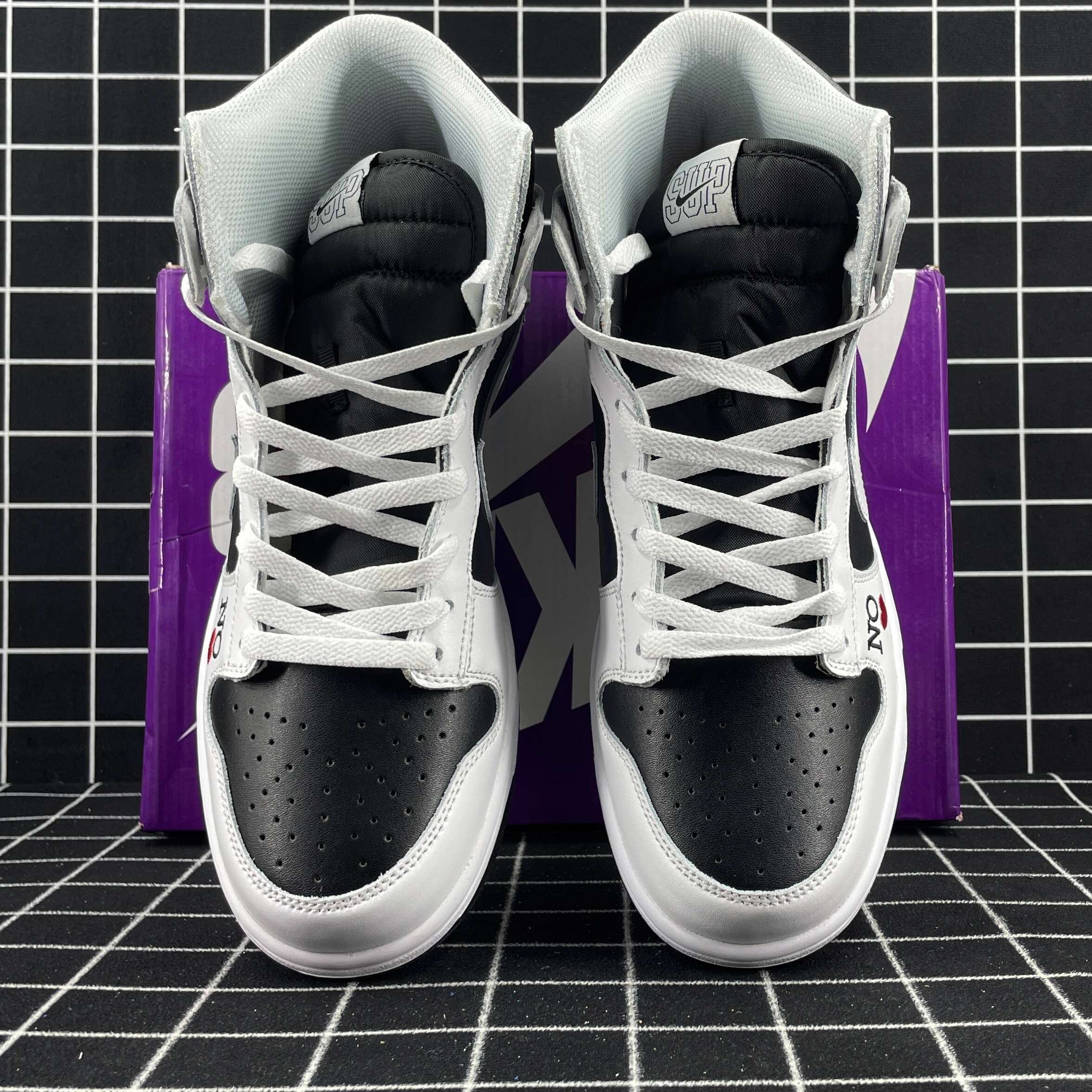 nike sb dunk high “S*pre by any means” black replica