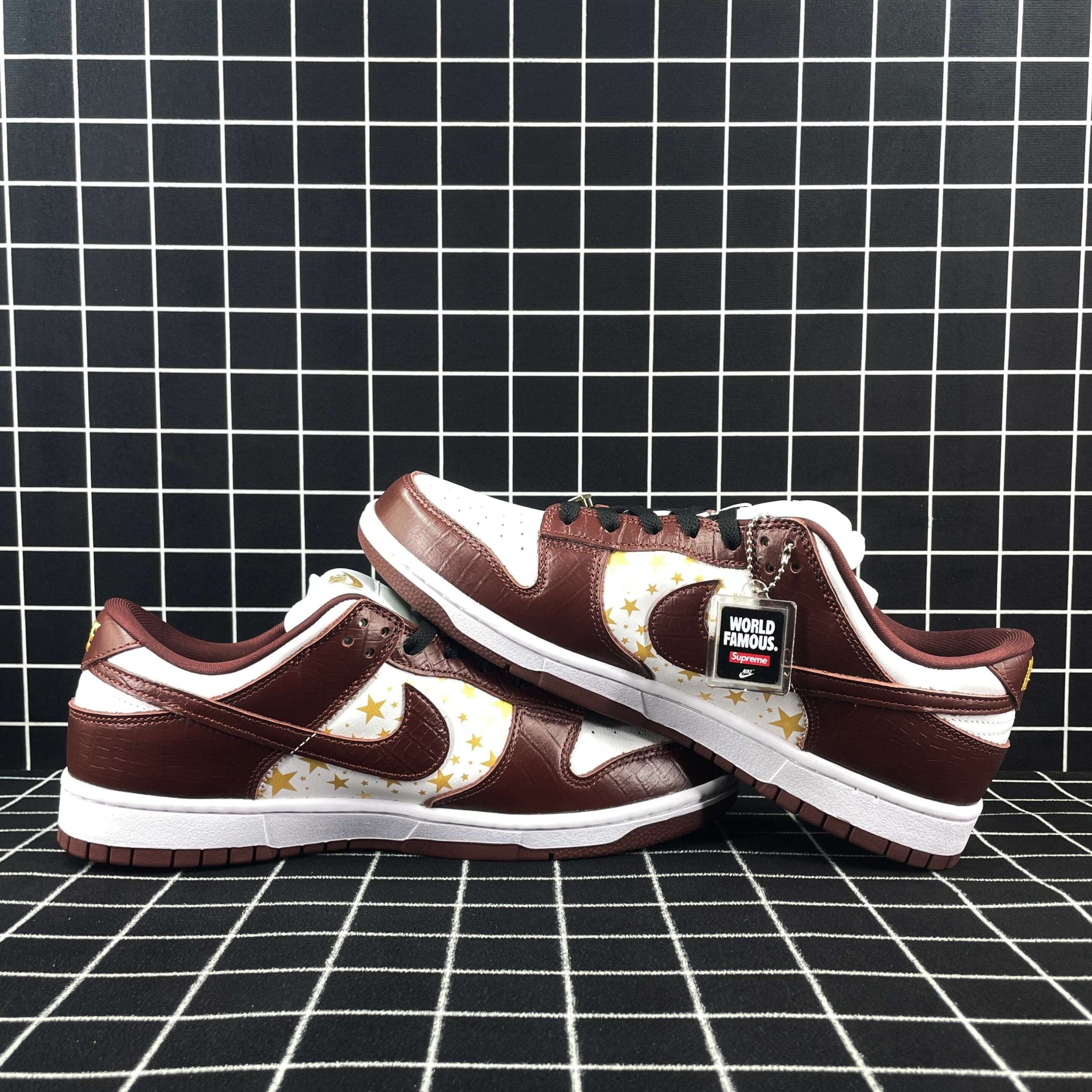 S*pre x dunk low og sb qs barkroot brown replica