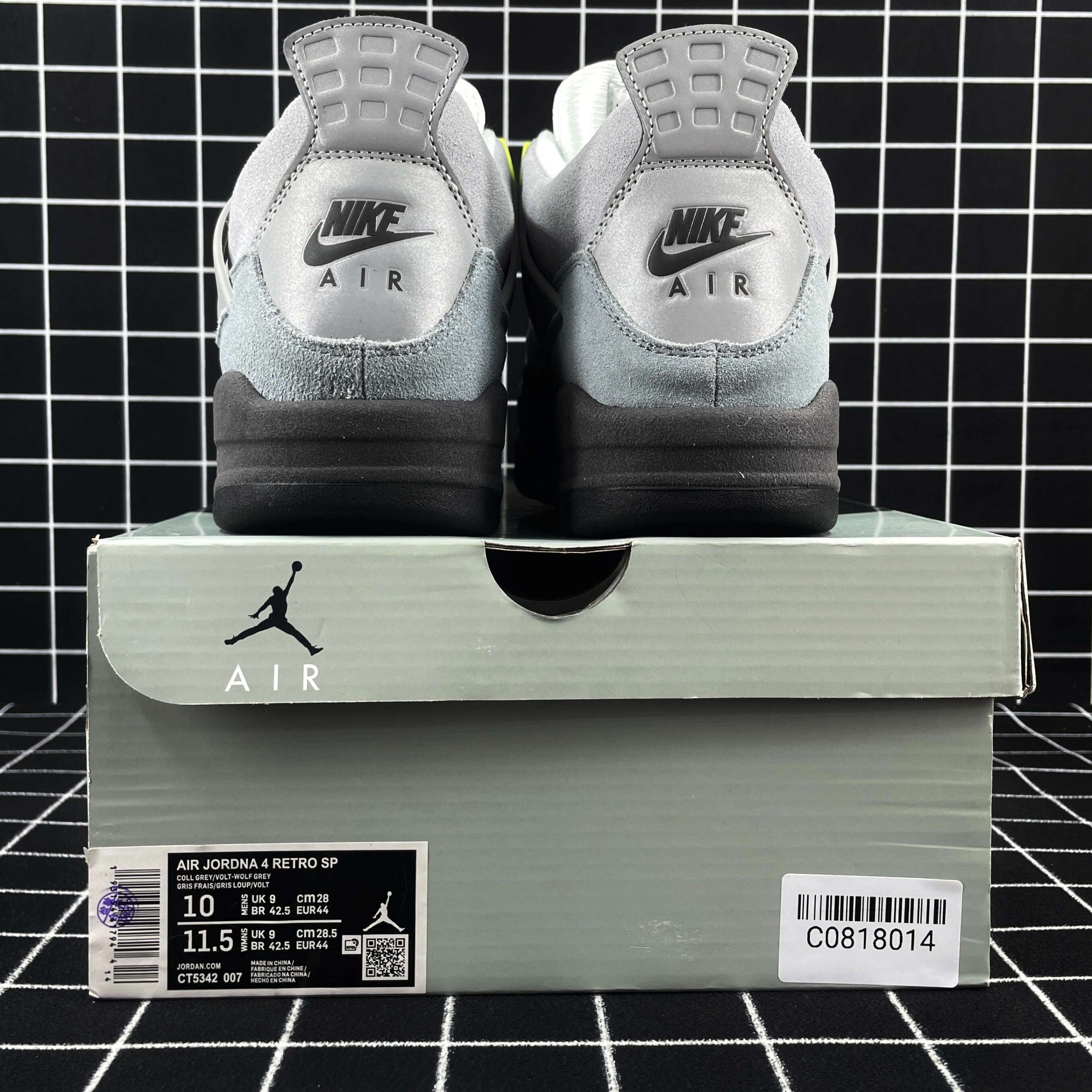 Air Jordan 4 Retro SE GS Neon 95 Replica