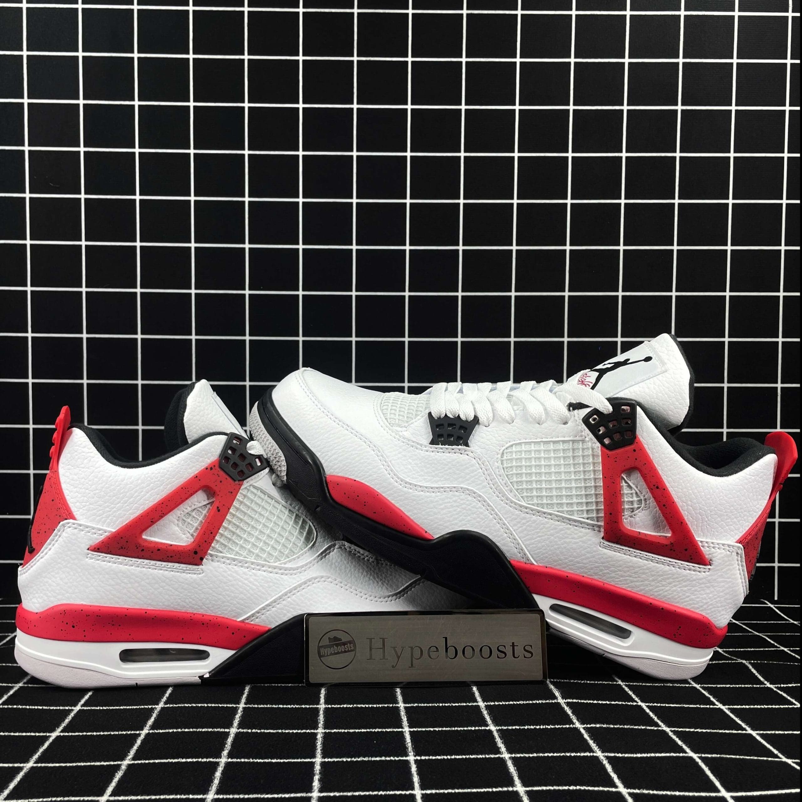 Jordan 4 Retro Red Cement Replica