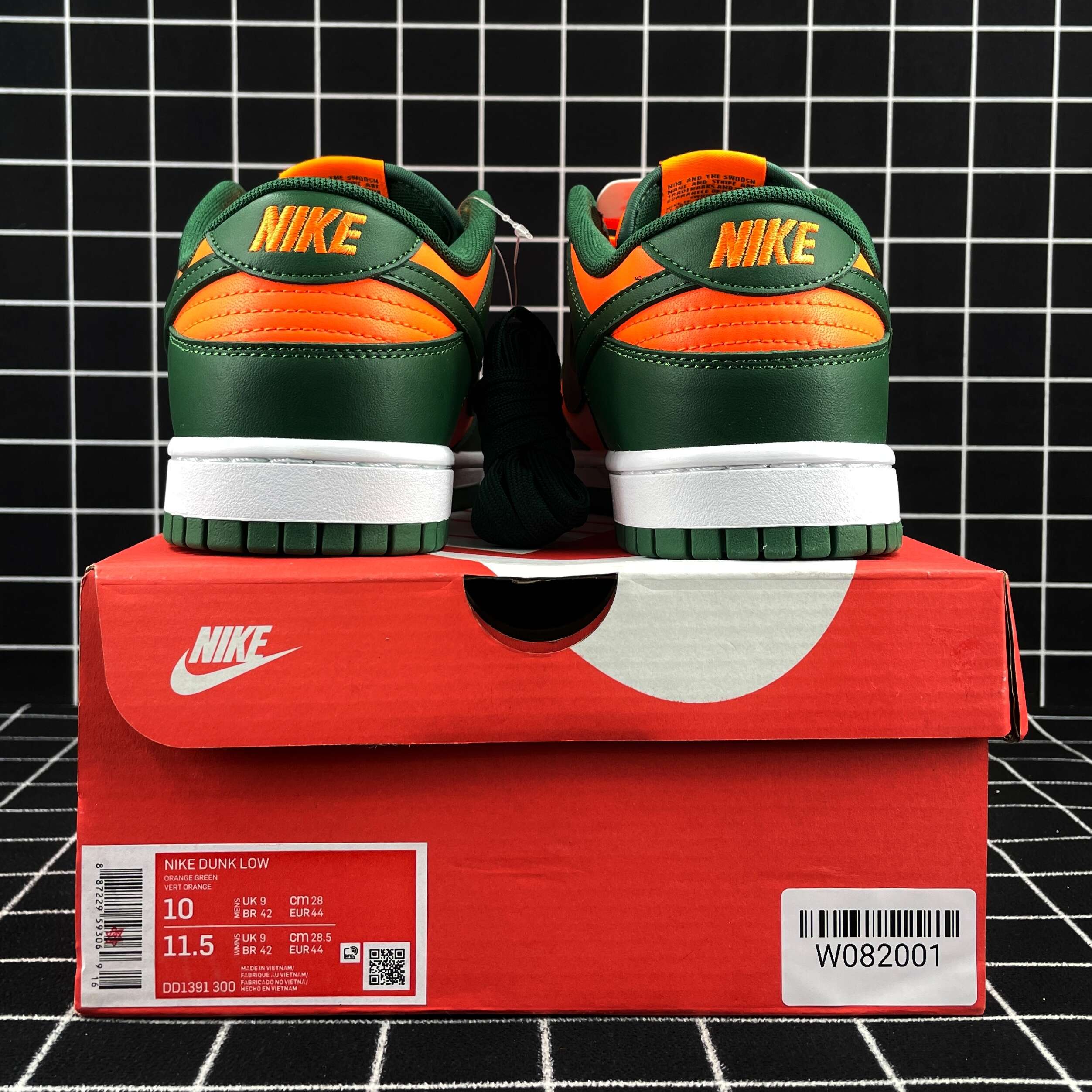 Nike Dunk Low Retro Miami Hurricanes Replica