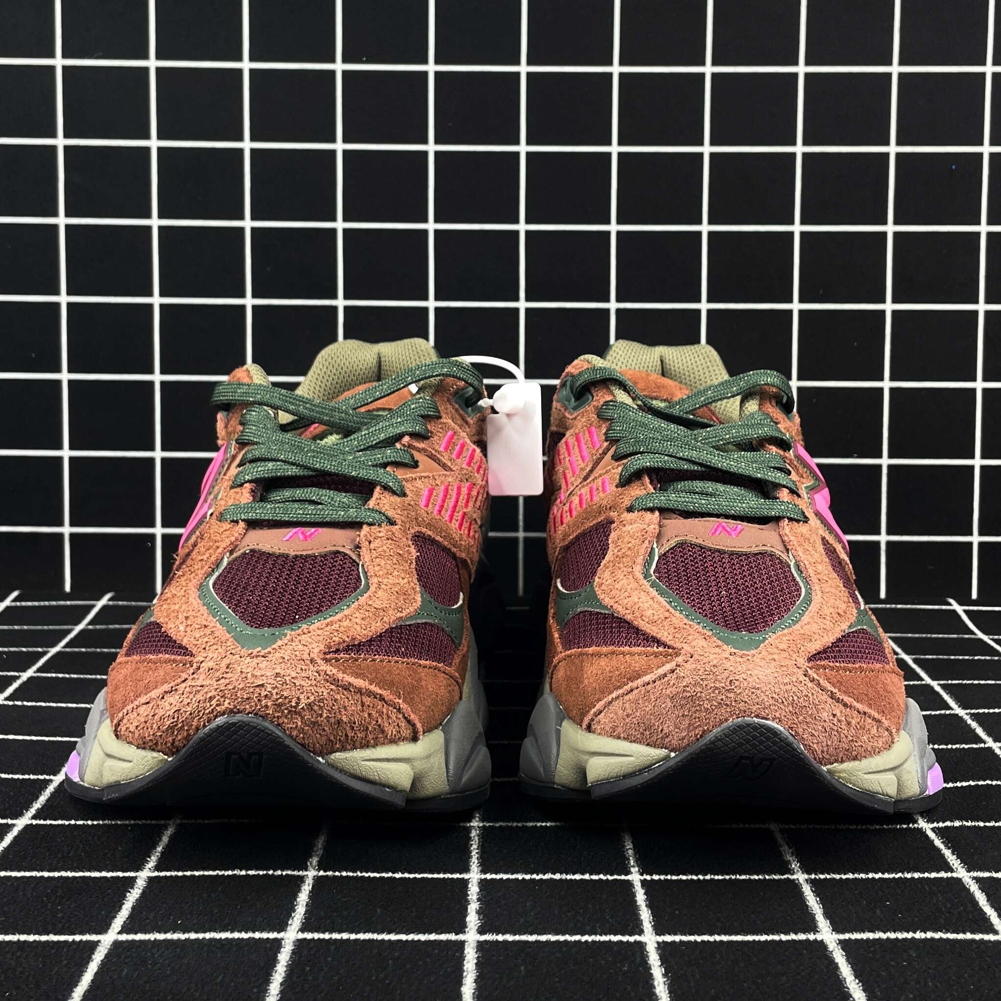 New Balance 9060 Burgundy Pink Replica