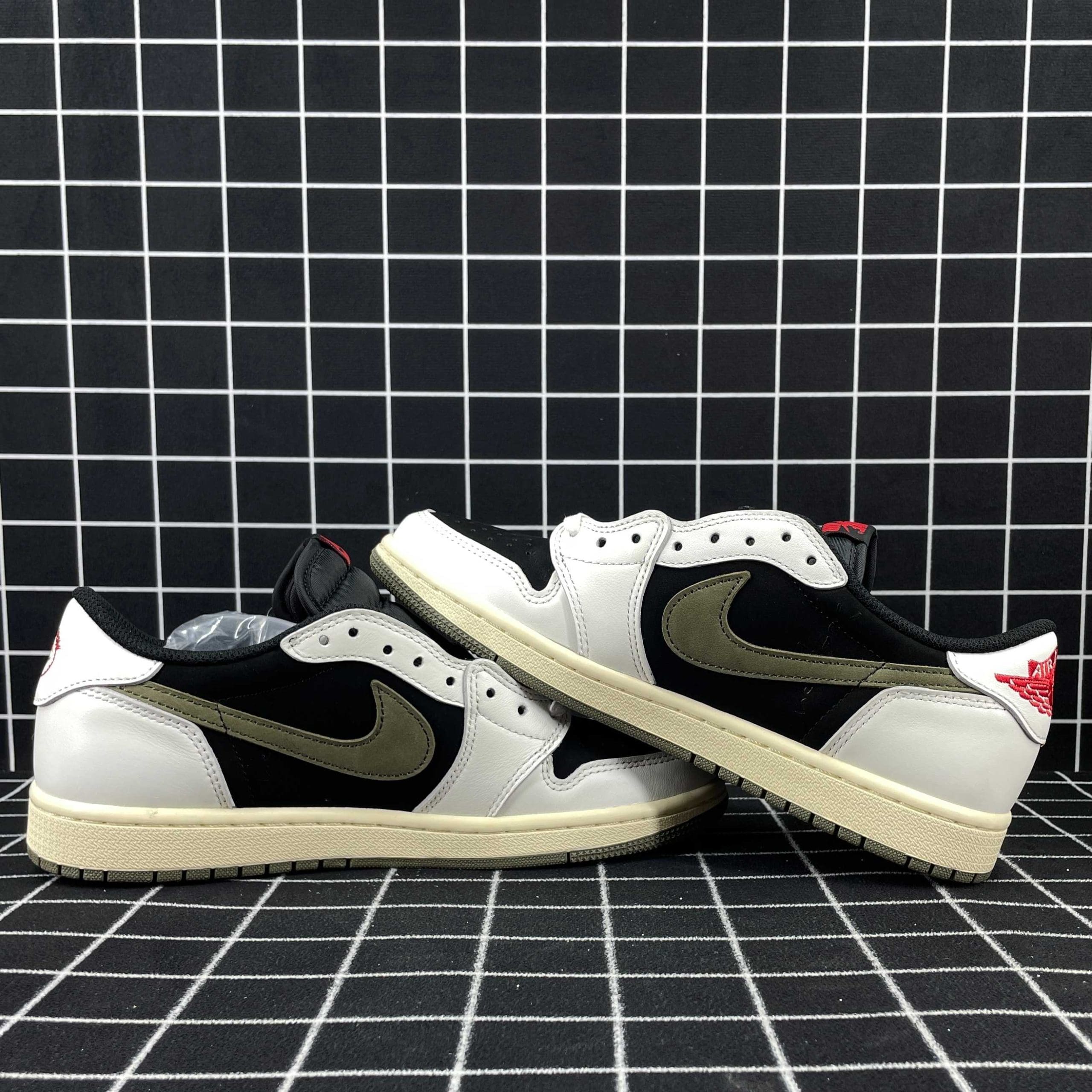 Jordan 1 Retro Low OG SP Travis Scott Olive Replica
