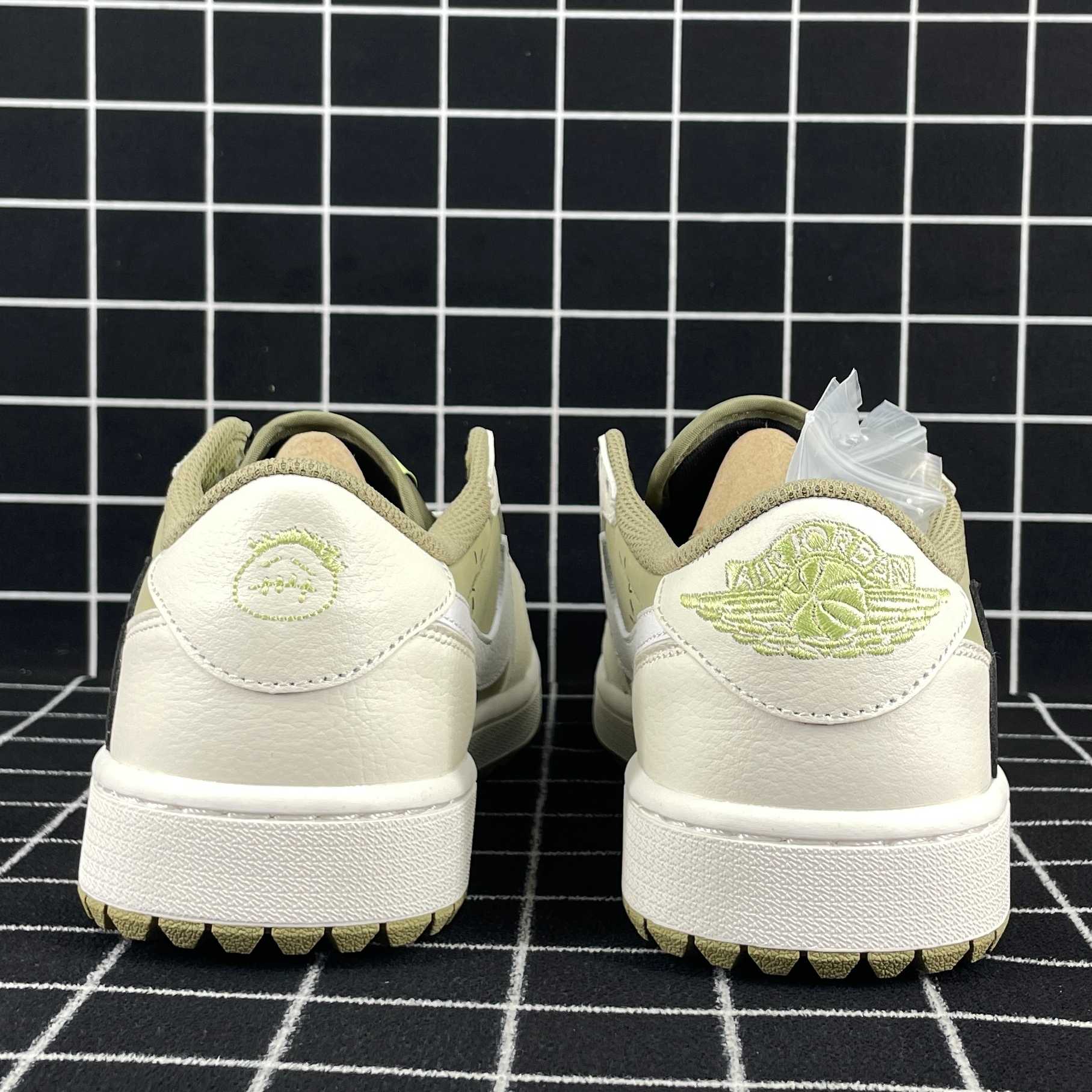 Jordan 1 Retro Low Golf Travis Scott Neutral Olive Replica