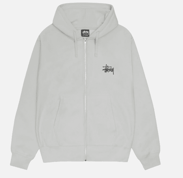 Basic Stüssy Zip Hoodie