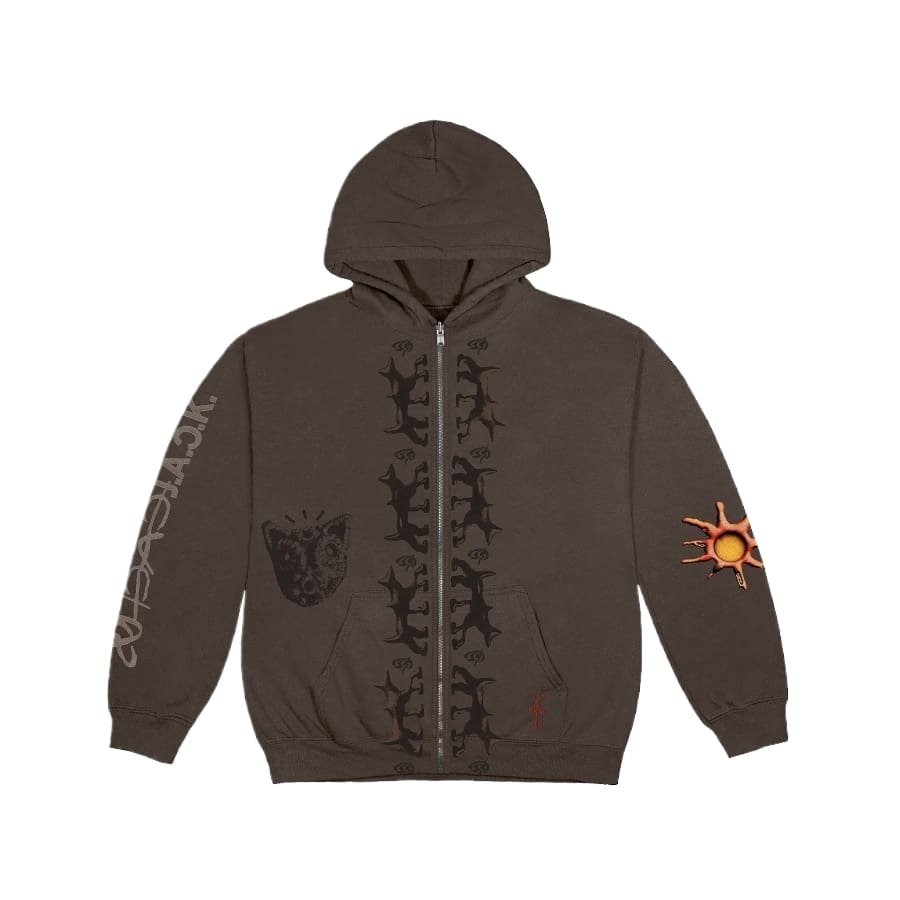 Travis Scott Reverse Dog Zip Up Hoodie