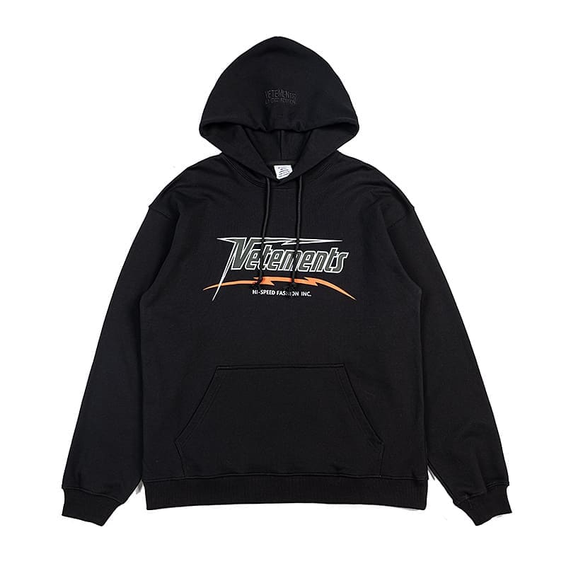 Vetements Express Letter Print Hoodie 2
