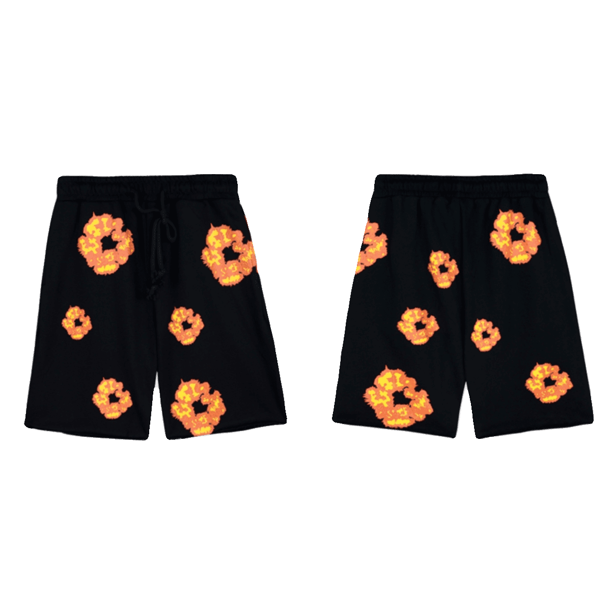 Denim Tears Kapok Flame Print Shorts