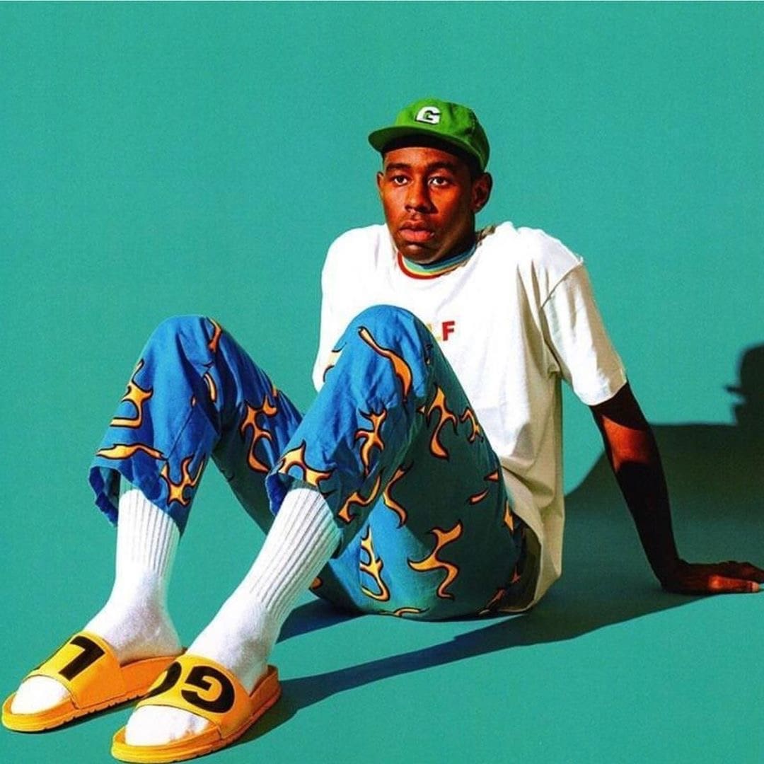 Golf Wang Blue Flame Straight-Leg Pants