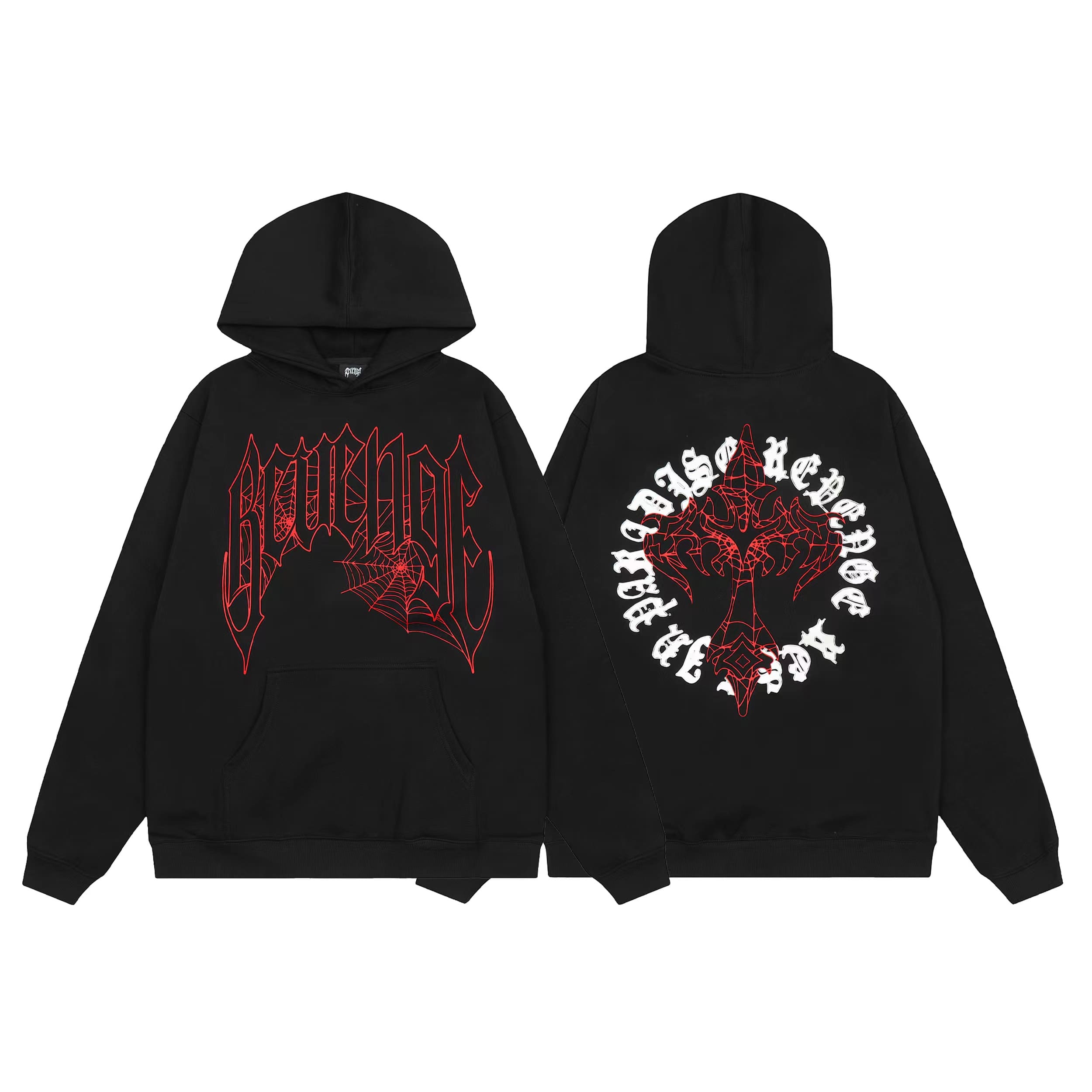 Revenge Keel Smoke Skull Hoodie