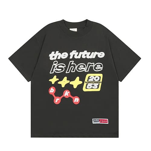 Broken Planet Puff Print Tee