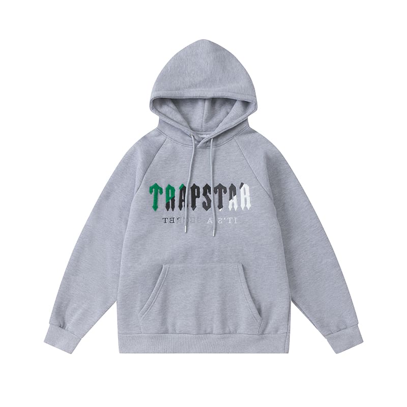 Trapstar Green Black Towel Embroidery Sweatsuit