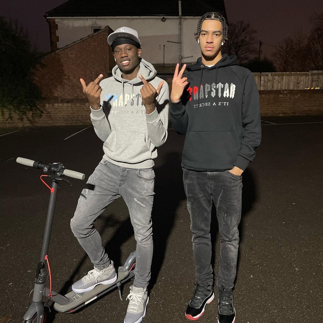 Trapstar Red Black Towel Embroidery Sweatsuit