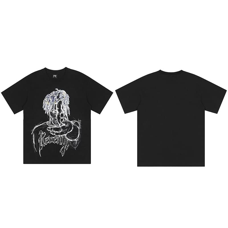 Revenge Keel Smoke Skull Tee