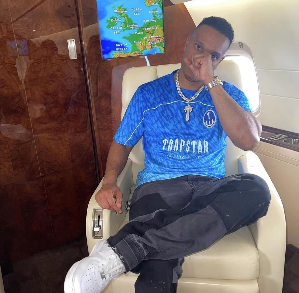 Trapstar Monogram Football Jersey