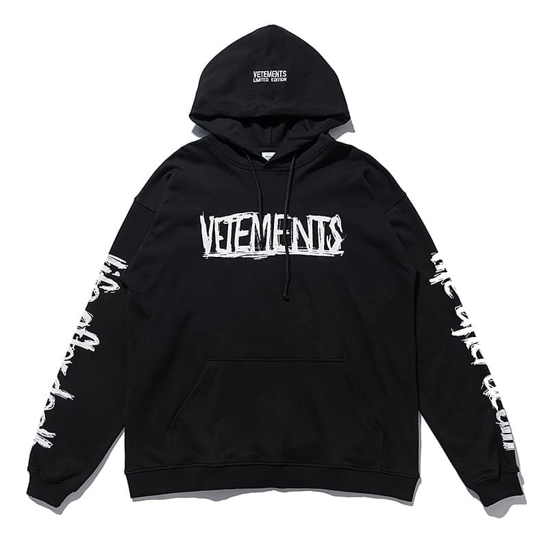 Vetements Express Letter Print Hoodie 2