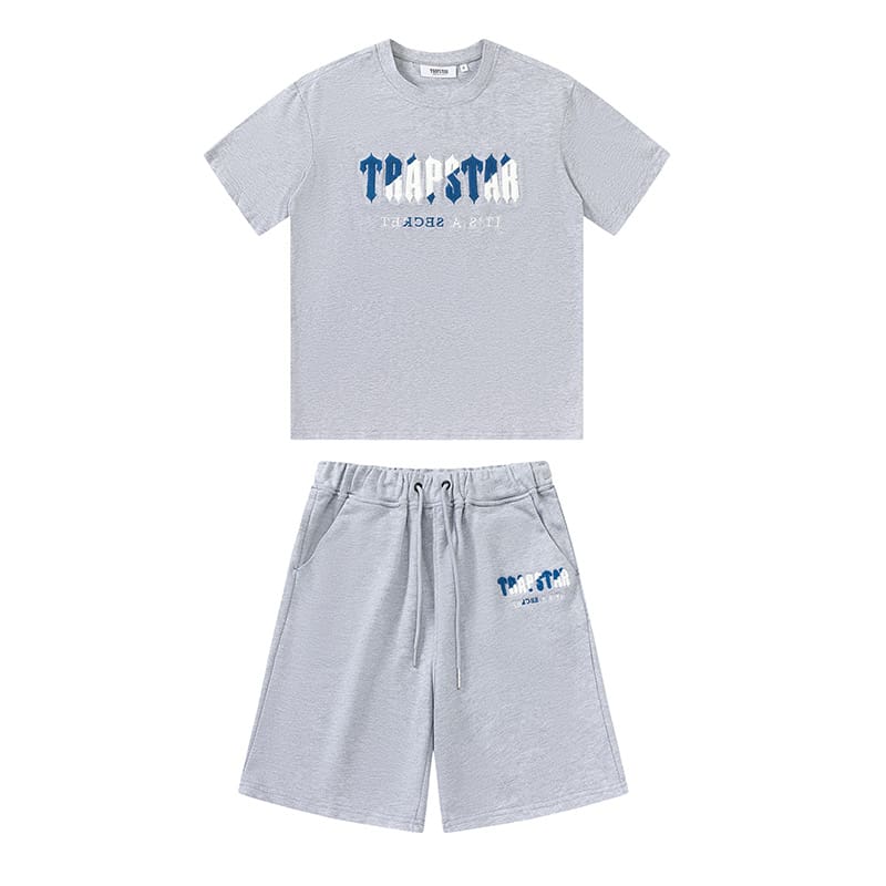 Trapstar Blue White Towel Embroidery Tee