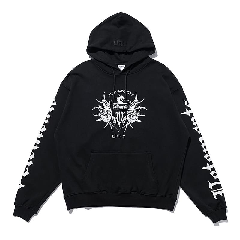 Vetements Express Letter Print Hoodie 2