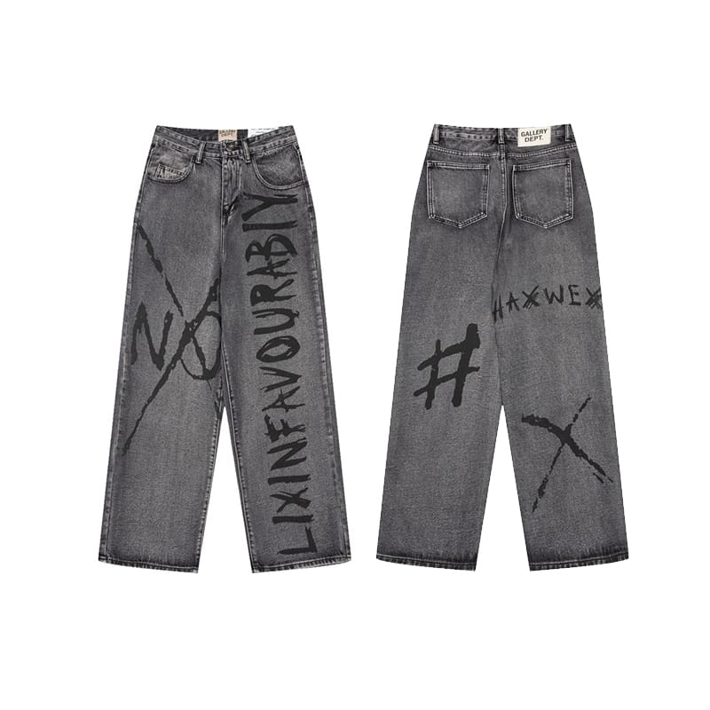 Gallery Dept Paint-Splashing Style Jeans