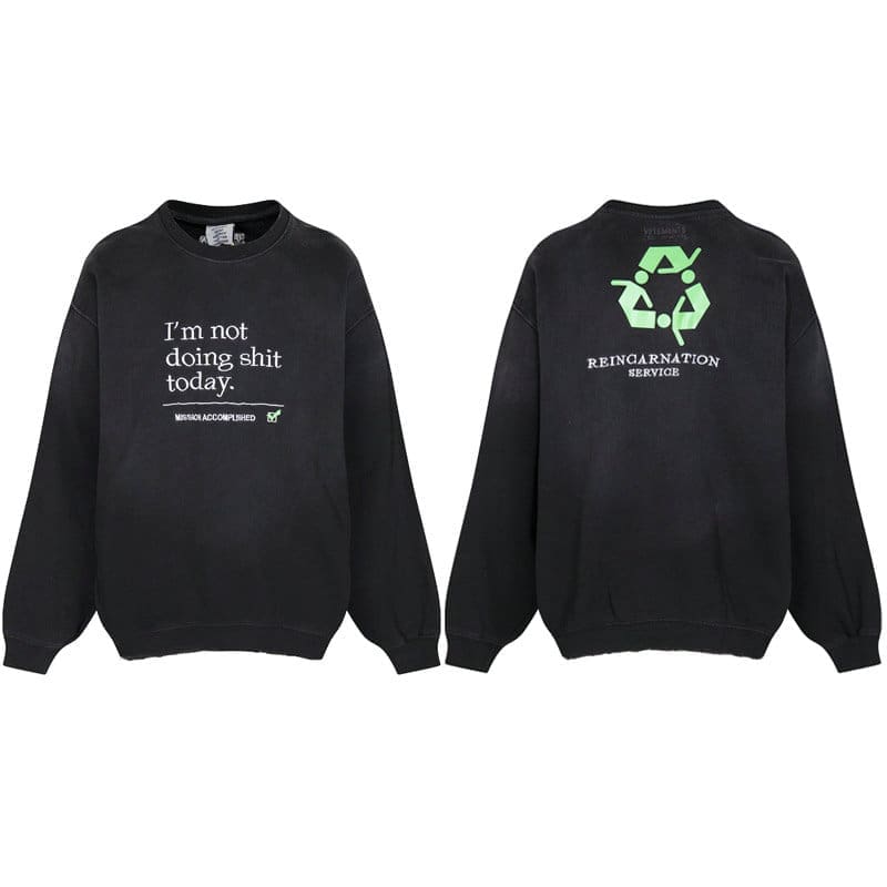 Werther Cute Rhinestone Sweatshirt