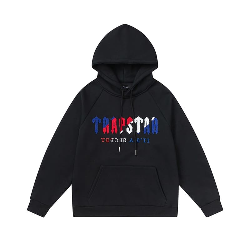 Trapstar Blue Red Towel Embroidery Sweatsuit