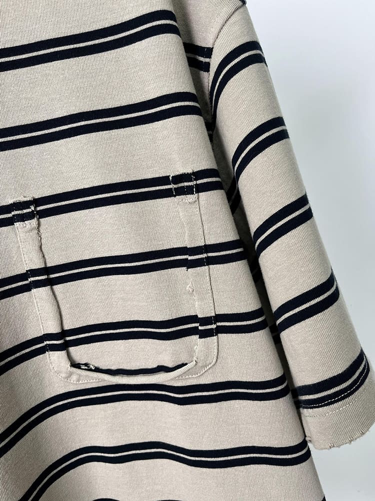 h0h4 mmy Ma*s*n mihara letter stripe tee