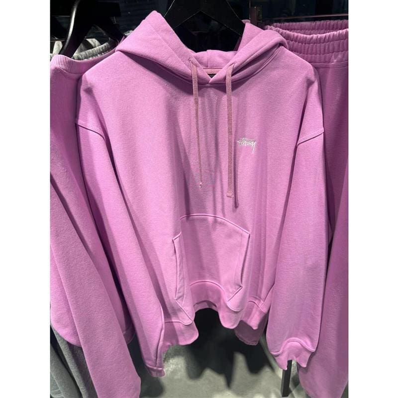 Stüssy Logo-Print Drawstring Hoodie