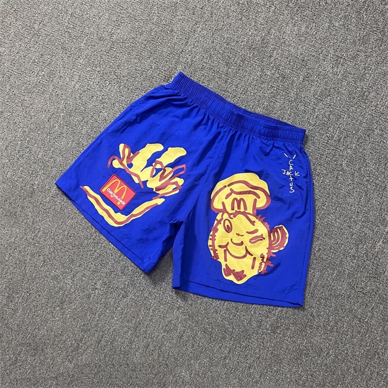 Travis Scott Cactus Jack Embroidered Shorts