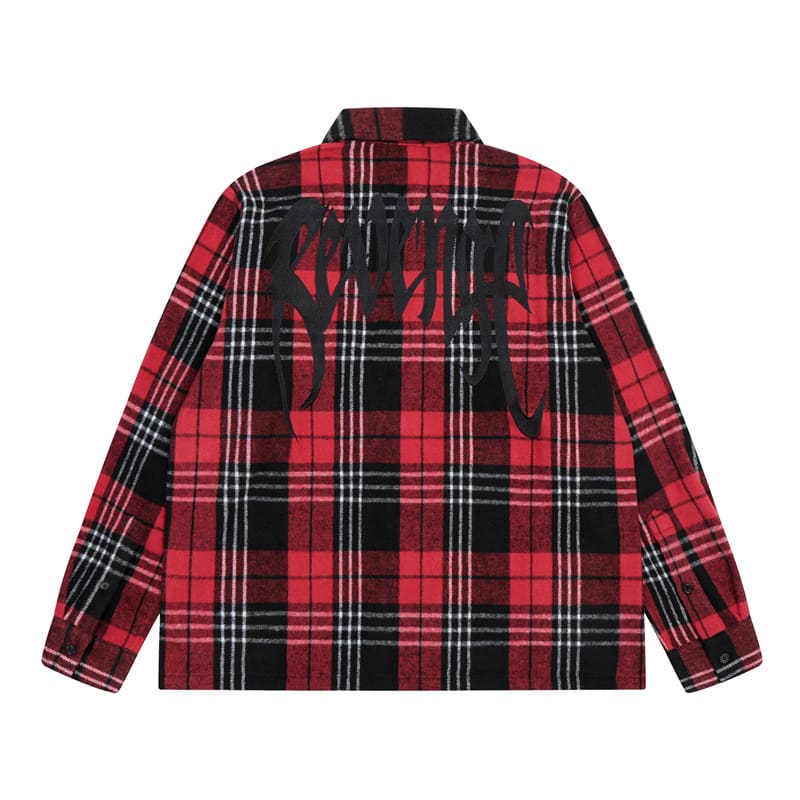 Revenge Plaid Pattern Sweater