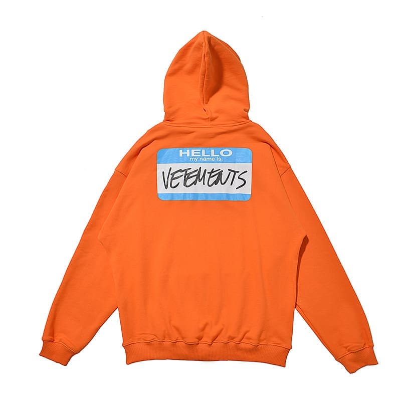 Vetements Express Letter Print Hoodie 2