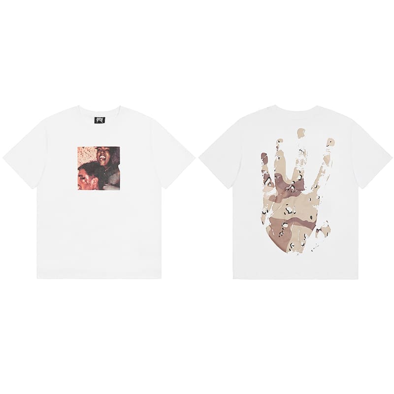 Revenge Rhinestone Palm Tee