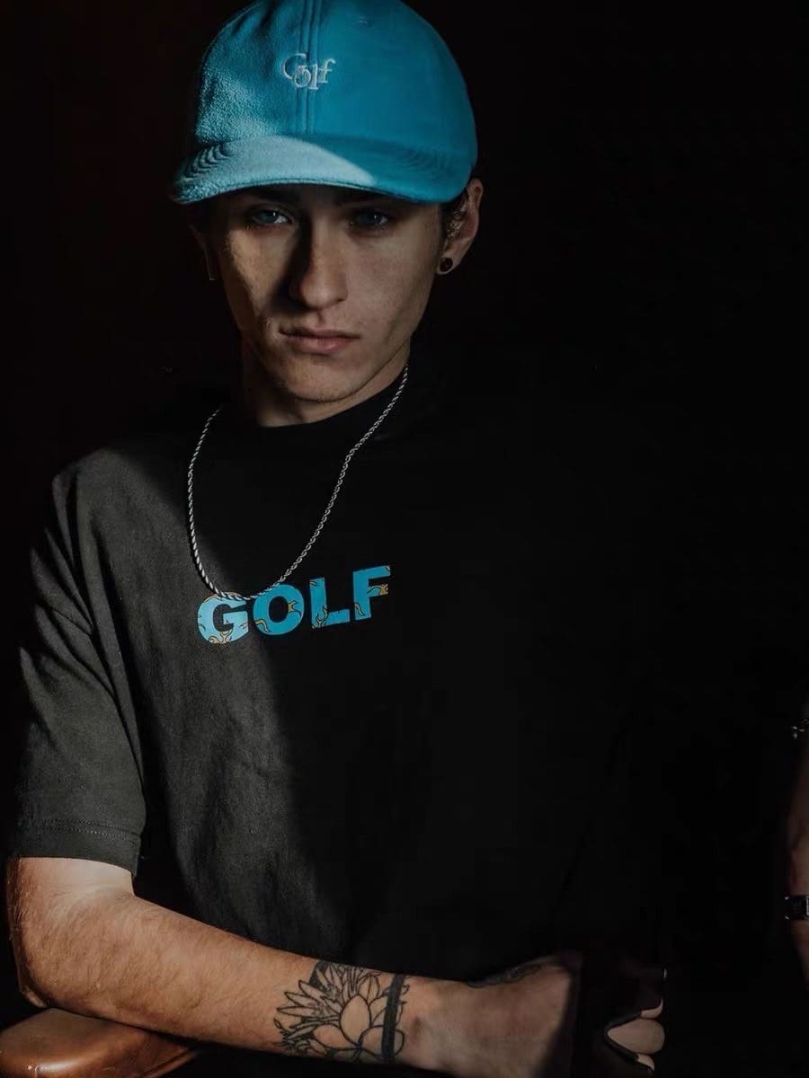 Golf Wang Blue Flame Letter Tee